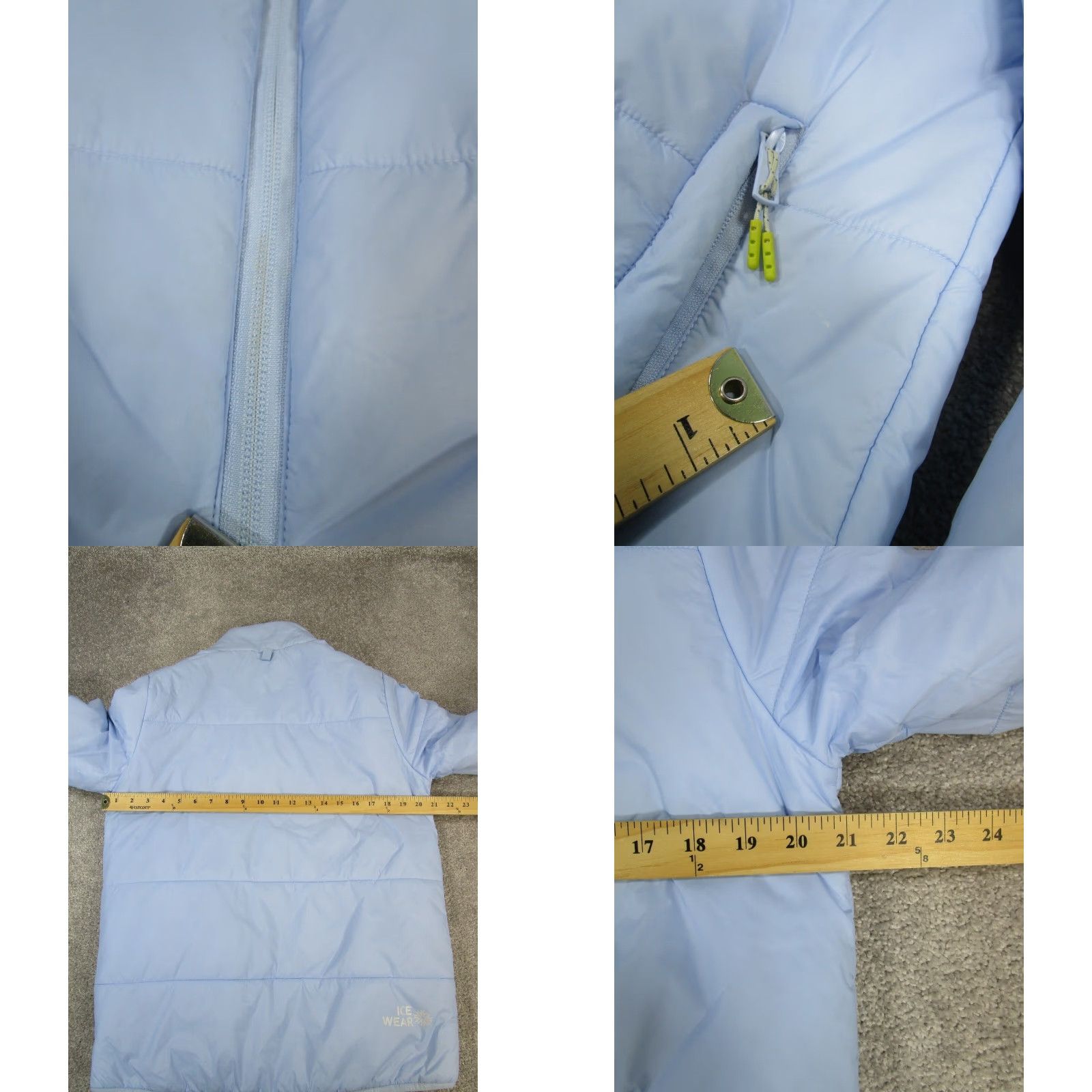Vintage VINTAGE Icewear Iceland Puffer Jacket Women Small Blue Insulated Down Mid-Length Winter Size S / US 4 / IT 40 - 8 Thumbnail