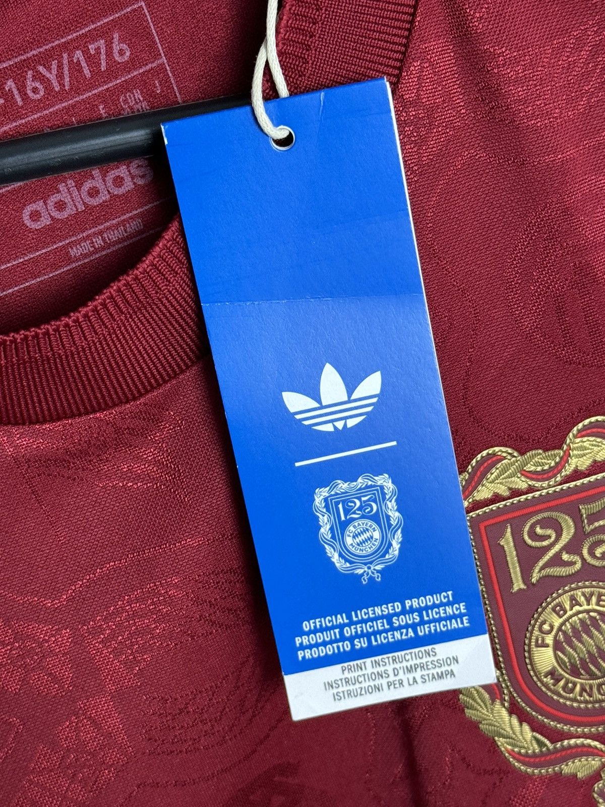 Adidas KIDS New Bayern Munchen Anniversary Muller Football Jersey Size US S / EU 44-46 / 1 - 13 Thumbnail