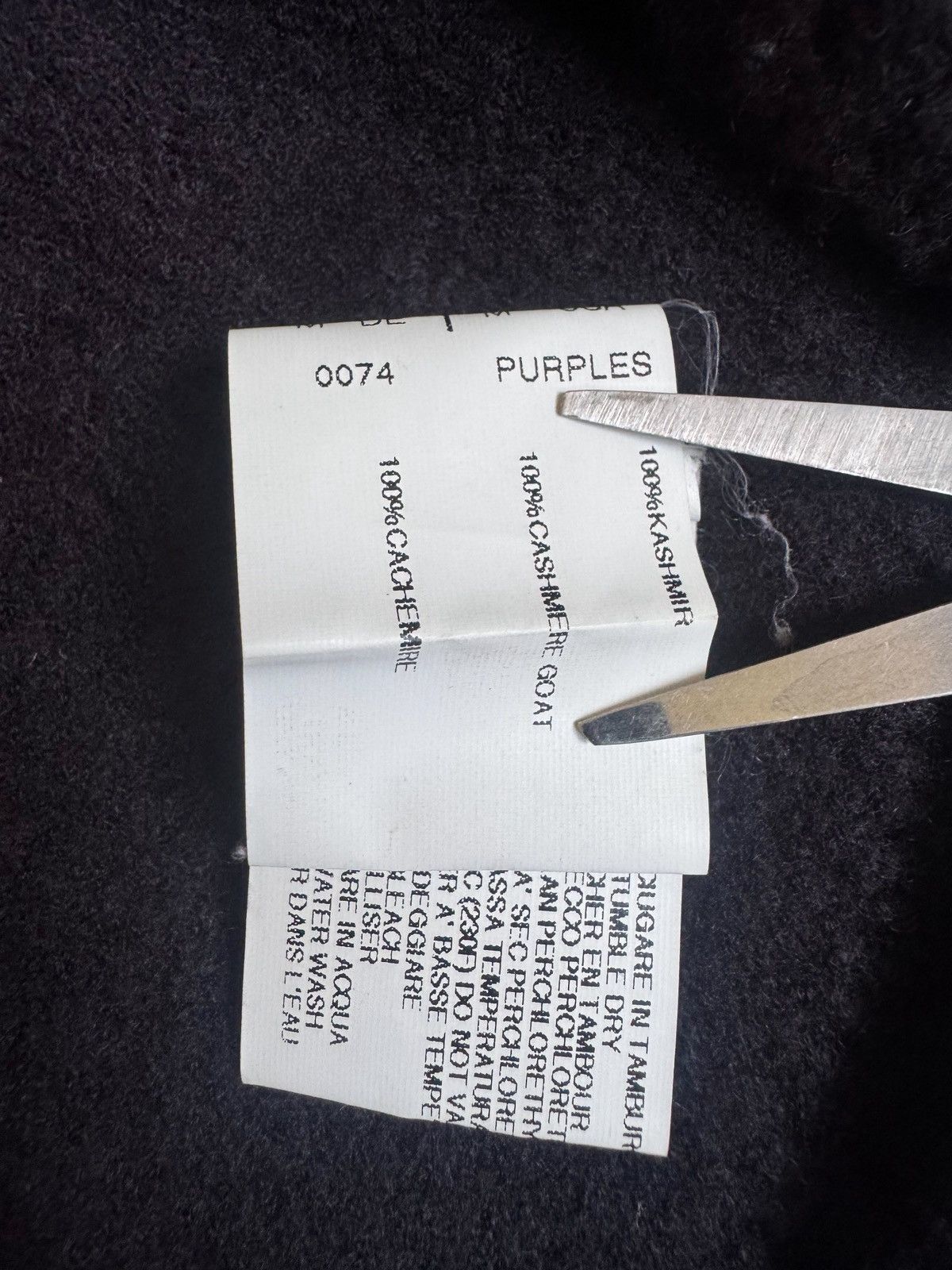 Chrome Hearts × Rick Owens Chrome hearts Rick Owens multi cross cashmere hoodie Size US M / EU 48-50 / 2 - 8 Thumbnail