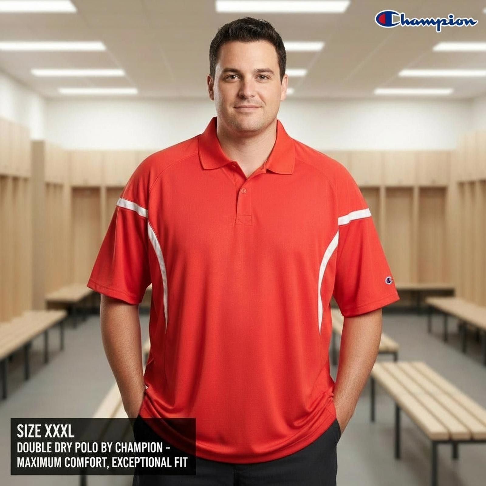 Champion Champion Double Dry Polo Shirt Size XXXL Size US XXL / EU 58 / 5 - 1 Thumbnail