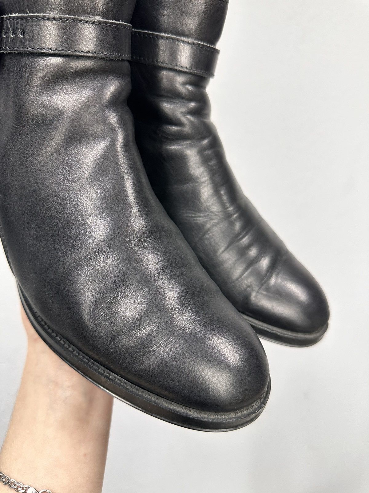 Tod's Vintage Guidi Style AS 98 Leather Boots Italy Design Poell Size US 7 / EU 40 - 4 Thumbnail