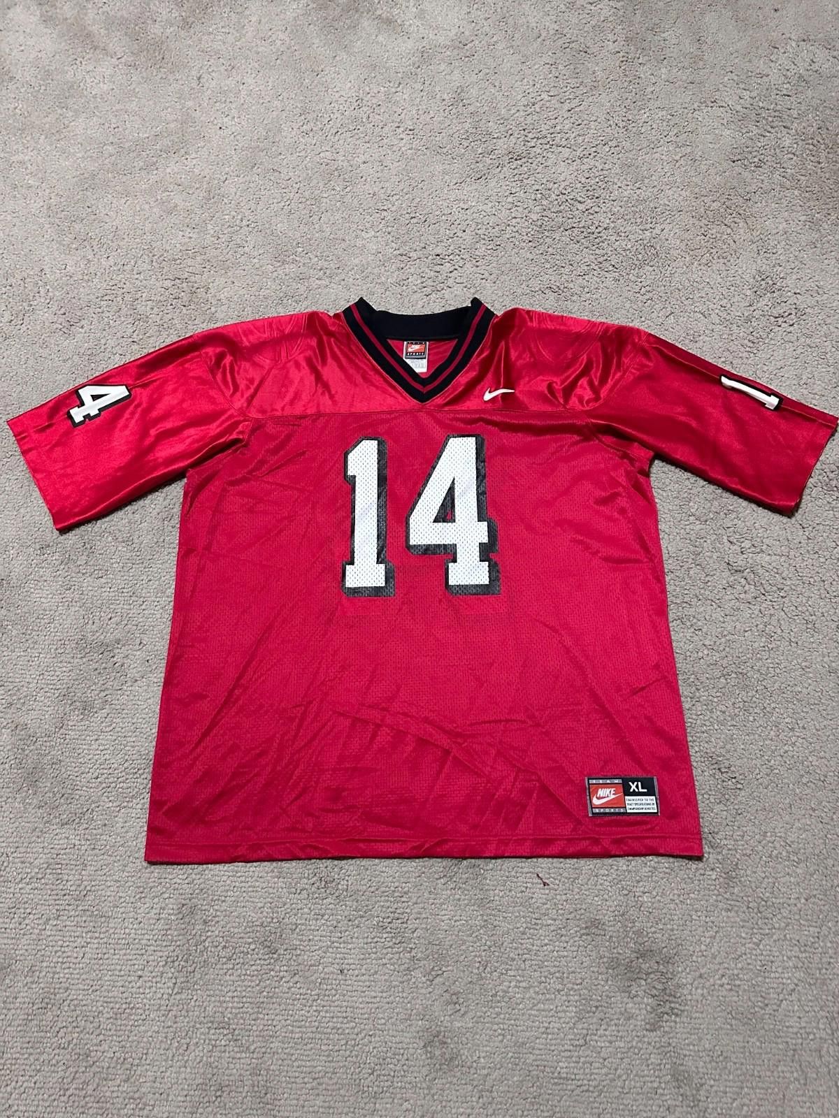 Nike Men's Vintage Nike Georgia Bulldogs #14 Jersey Sz XL Size US XL / EU 56 / 4 - 1 Thumbnail