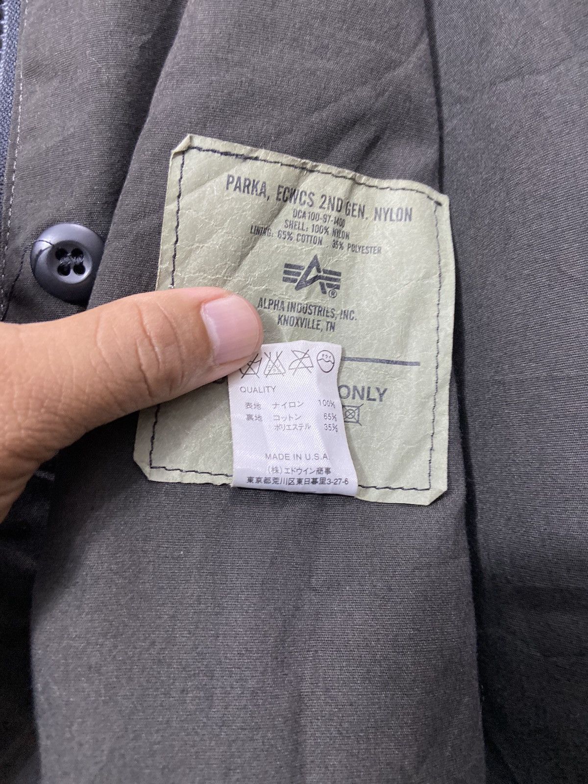 Alpha Industries Alpha Industries Parka Ecwcs 2ND Gen Nylon Green Size US L / EU 52-54 / 3 - 9 Thumbnail