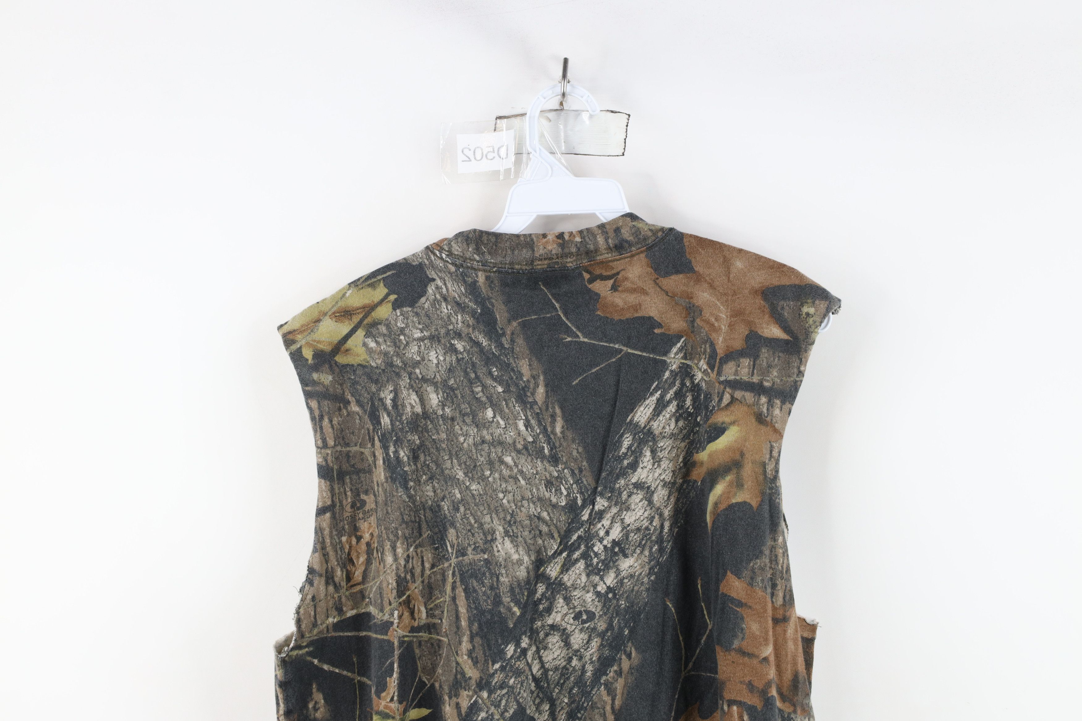 Mossy Oaks × Vintage Vintage Mossy Oak Camouflage Cut Off Sleeveless T-Shirt Size US M / EU 48-50 / 2 - 12 Thumbnail