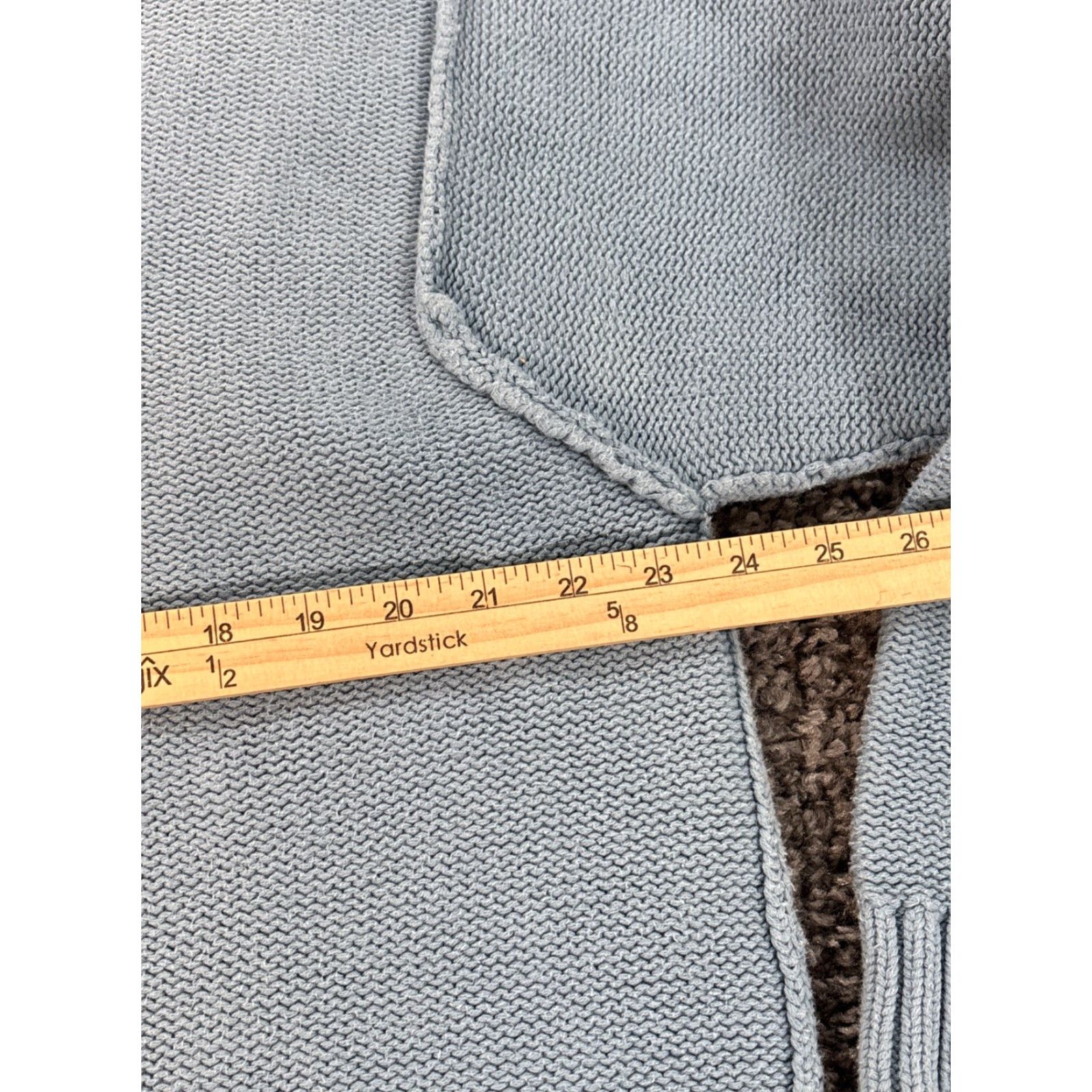 Gap VINTAGE Gap Sweater Mens 2XL Blue Cotton V Neck Chunky Knit Fisherman Pullover Knitwear Cozy Preppy Casual Winter Fall Mens Size US XXL / EU 58 / 5 - 3 Thumbnail