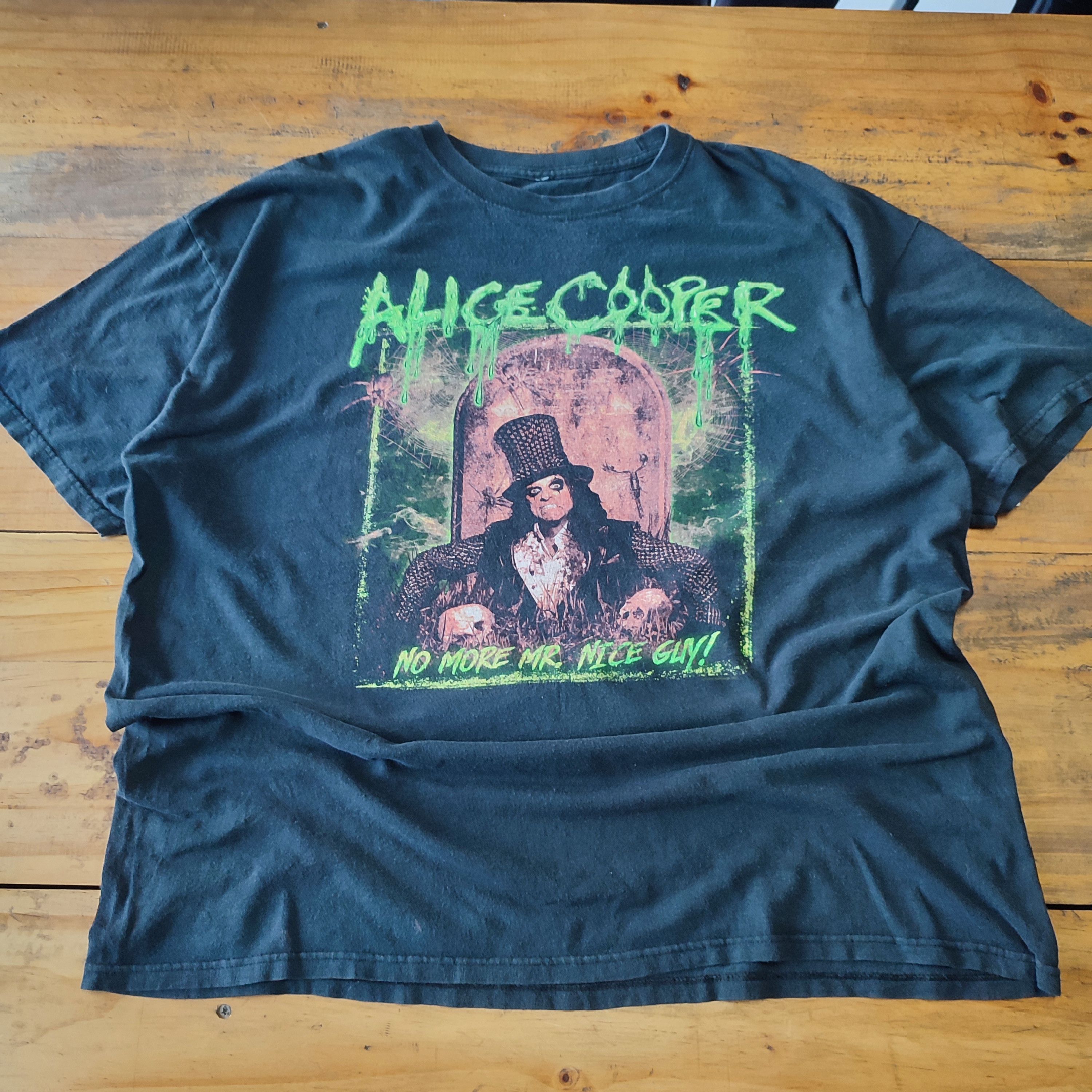 Band Tees × Vintage ALICE COOPER T SHIRT Size US XXL / EU 58 / 5 - 2 Thumbnail