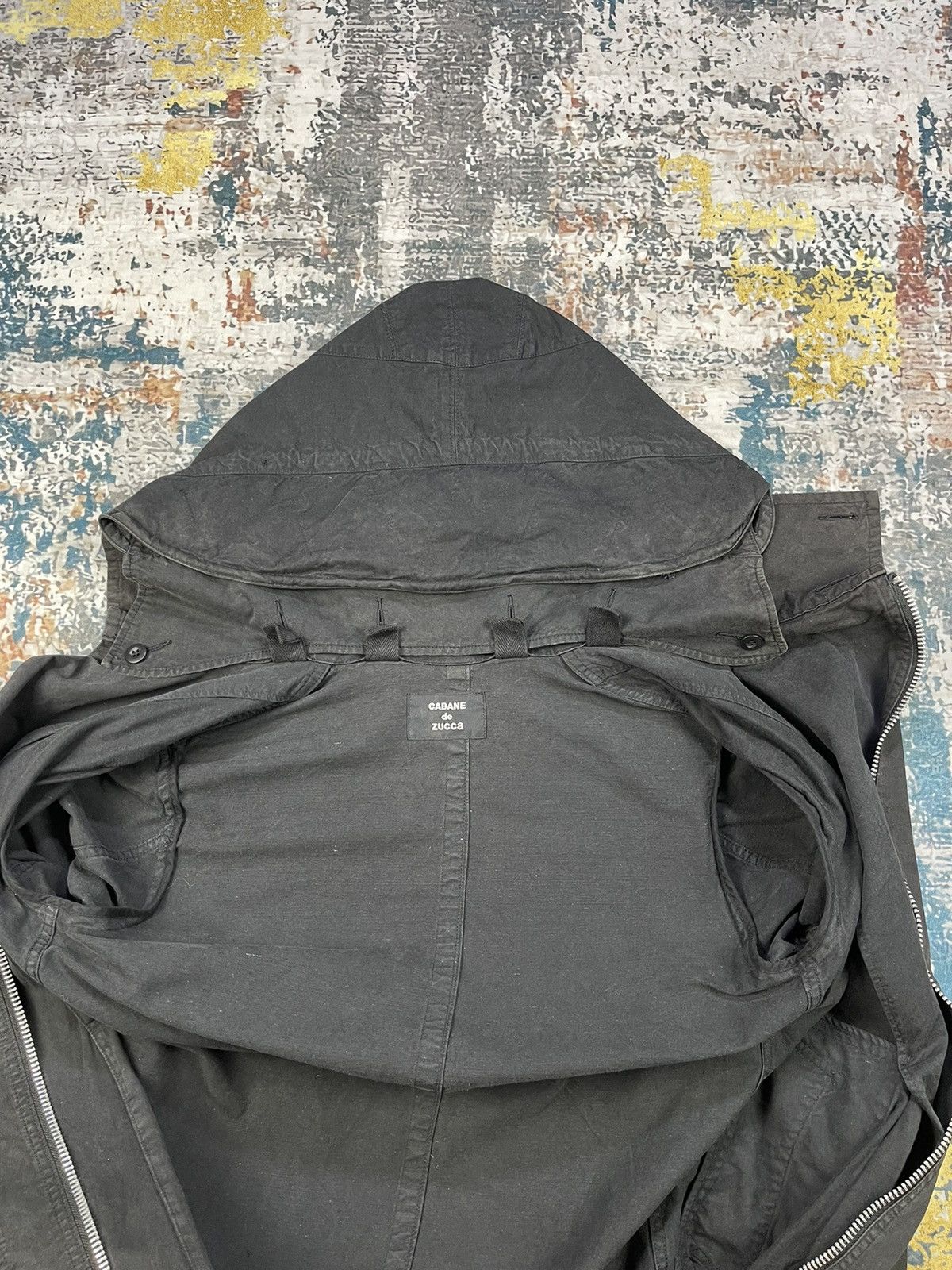 CABANE de ZUCCa Cabane De Zucca Scuba Hoodie Assymetrical Zipper Size US M / EU 48-50 / 2 - 8 Thumbnail