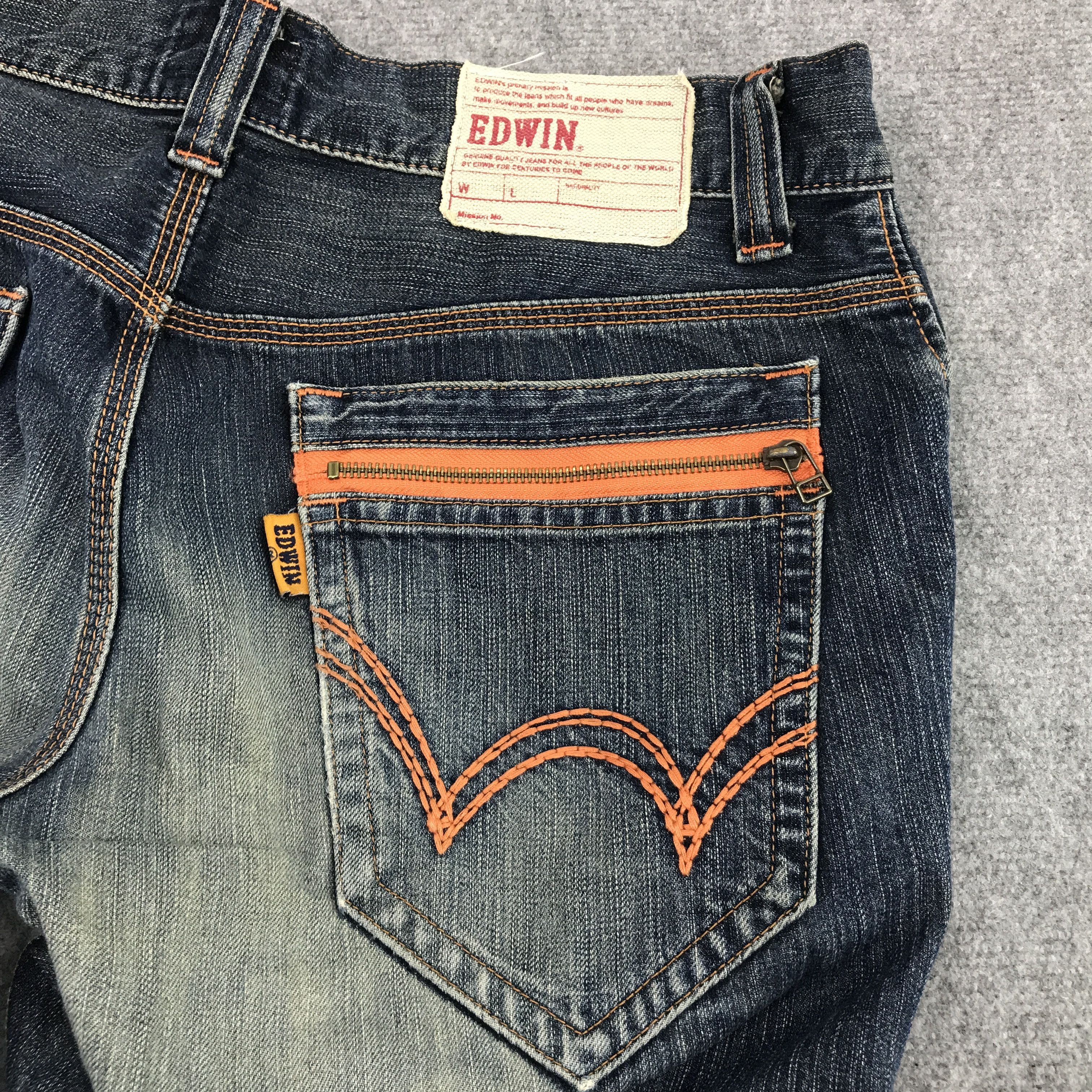 Edwin JAPAN EDWIN DISTRESSED JEAN PANTS Size US 34 / EU 50 - 5 Thumbnail