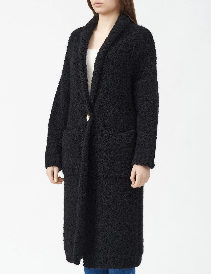 Maison Scotch Maison Scotch Aspen Chic Boucle Long Cardigan Coatigan Size M / US 6-8 / IT 42-44 - 4 Thumbnail