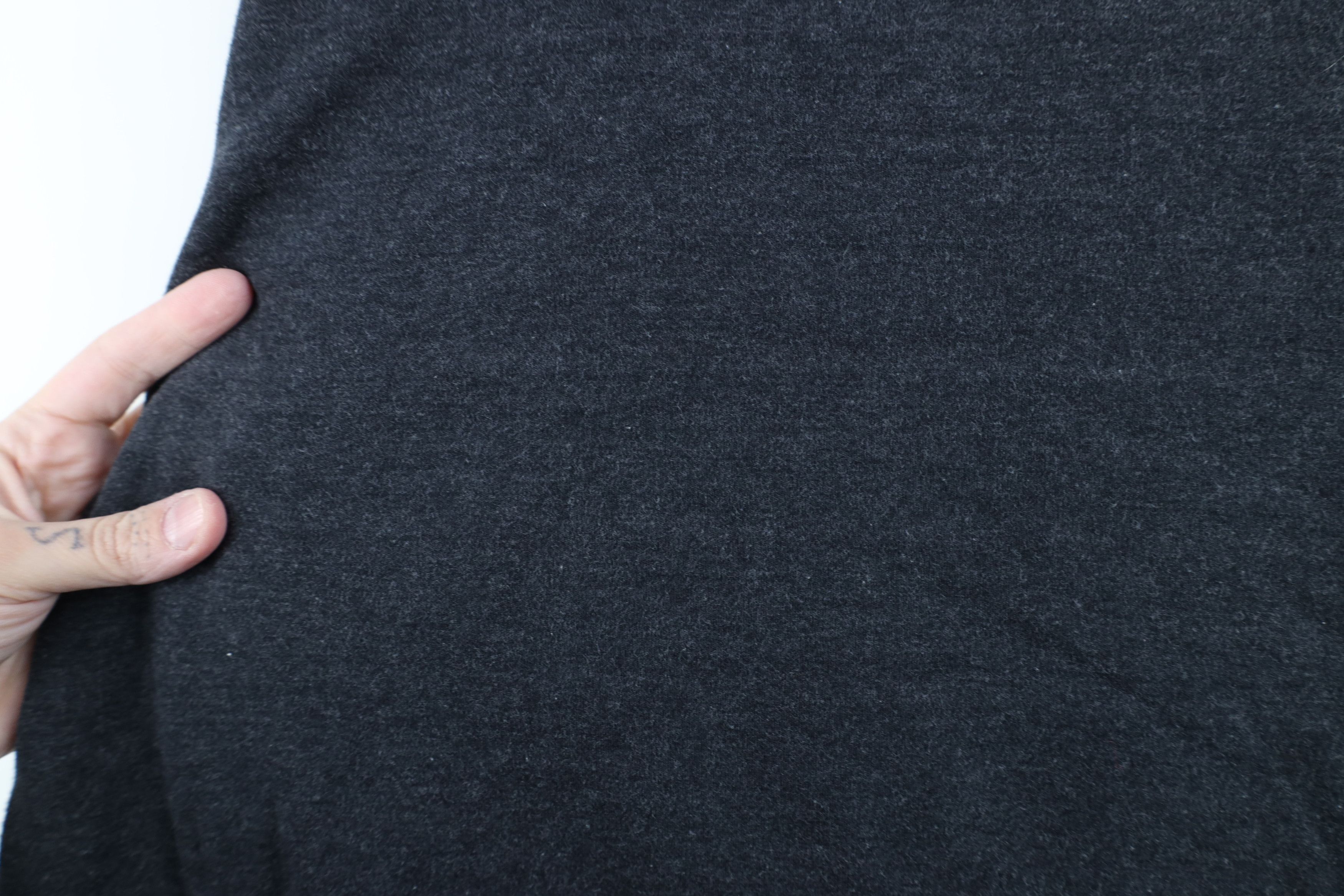 Vintage Vintage 90s Streetwear Mock Neck Long Sleeve T-Shirt Gray Size US L / EU 52-54 / 3 - 4 Thumbnail