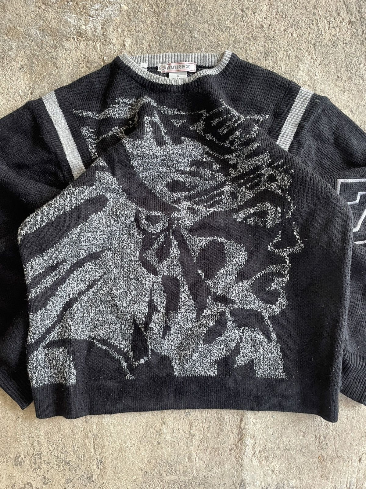 Avirex Avirex graphic knit sweater Size US M / EU 48-50 / 2 - 2 Thumbnail