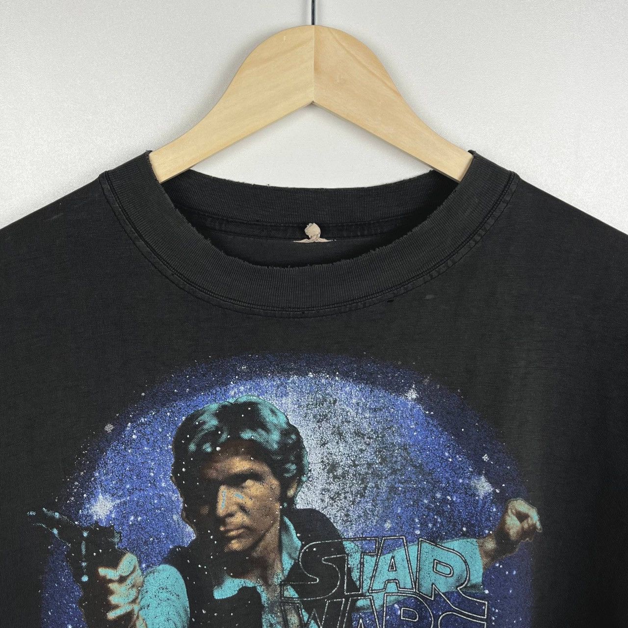 Star Wars Very Rare Vintage Star Wars Han Solo Tee Graphic 1990’s Size US L / EU 52-54 / 3 - 8 Thumbnail