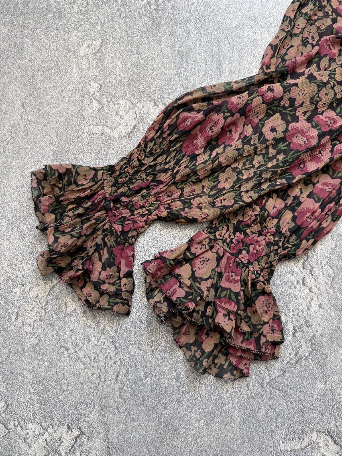 Polo Ralph Lauren Ralph Lauren Flowers Long Sleeve Button Up Shirt Blouse Size L / US 10 / IT 46 - 11 Thumbnail