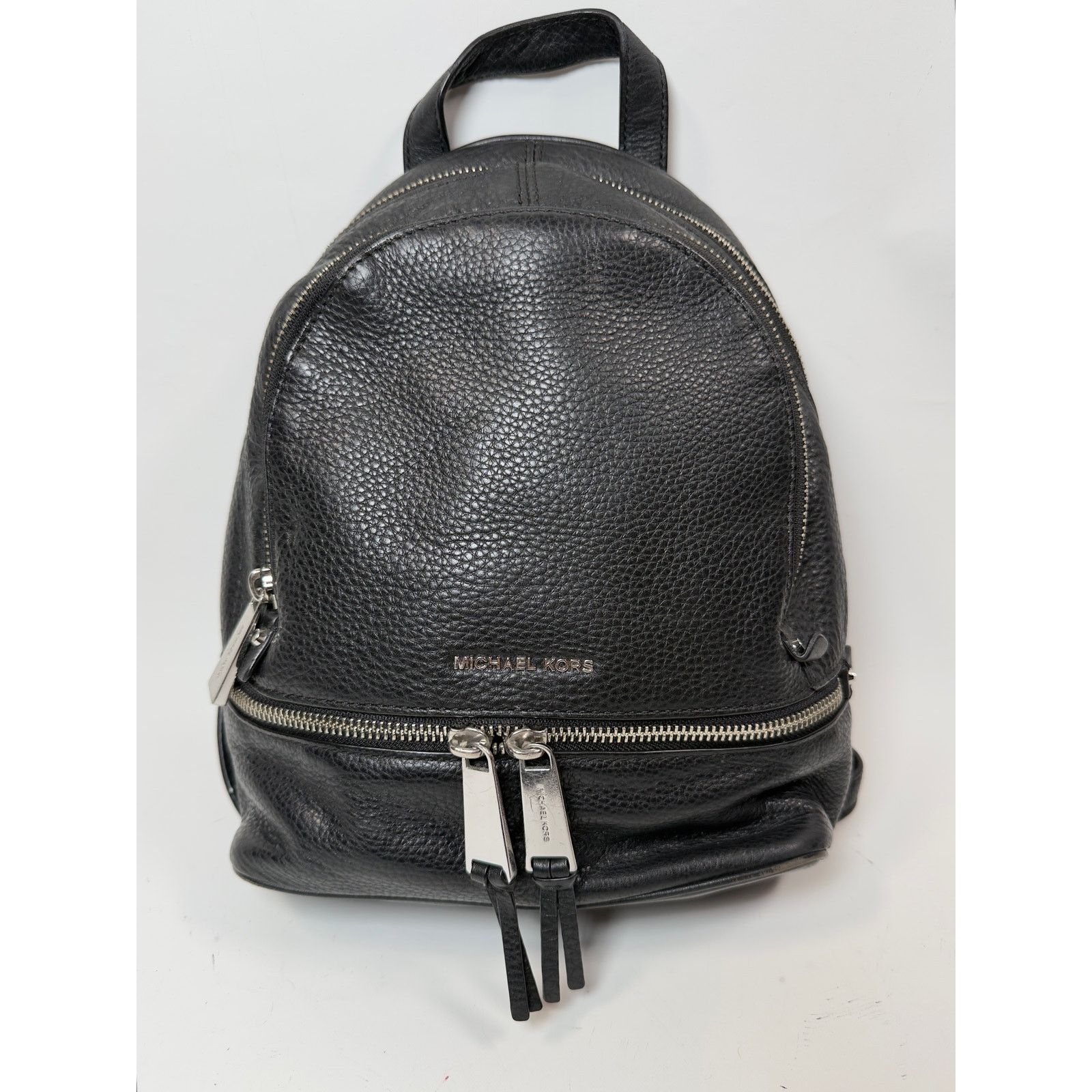 Michael Kors Michael Michael Kors Rhea Leather Backpack Medium $350 Size ONE SIZE - 3 Thumbnail