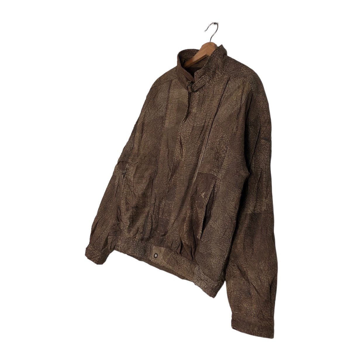 Genuine Leather 🔥Vtg Fly Bomber Leather Jacket Bondage Design Inspector Size US L / EU 52-54 / 3 - 2 Thumbnail