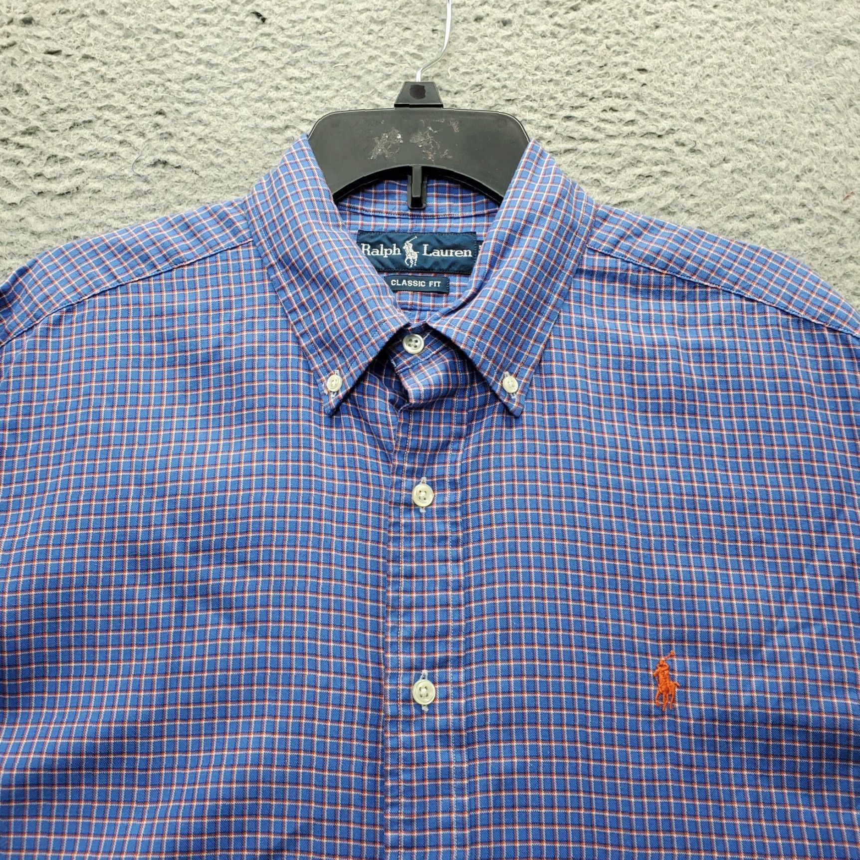 Ralph Lauren Ralph Lauren Shirt Mens L Multicolor Check Classic Fit Pony Logo Button-Down Shirt Women’s? Size US L / EU 52-54 / 3 - 7 Thumbnail