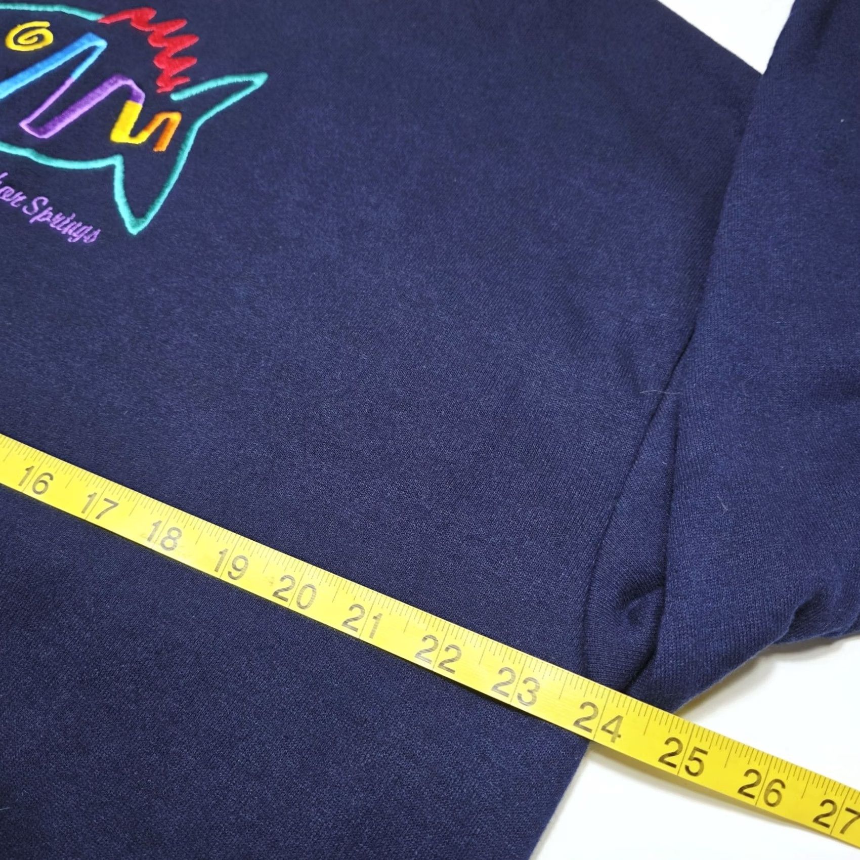 Jerzees VINTAGE Harbor Springs Michigan Sweatshirt Mens XL Blue Jerzees Made USA 90s Embroidered Sweatshirt Size US XL / EU 56 / 4 - 4 Thumbnail