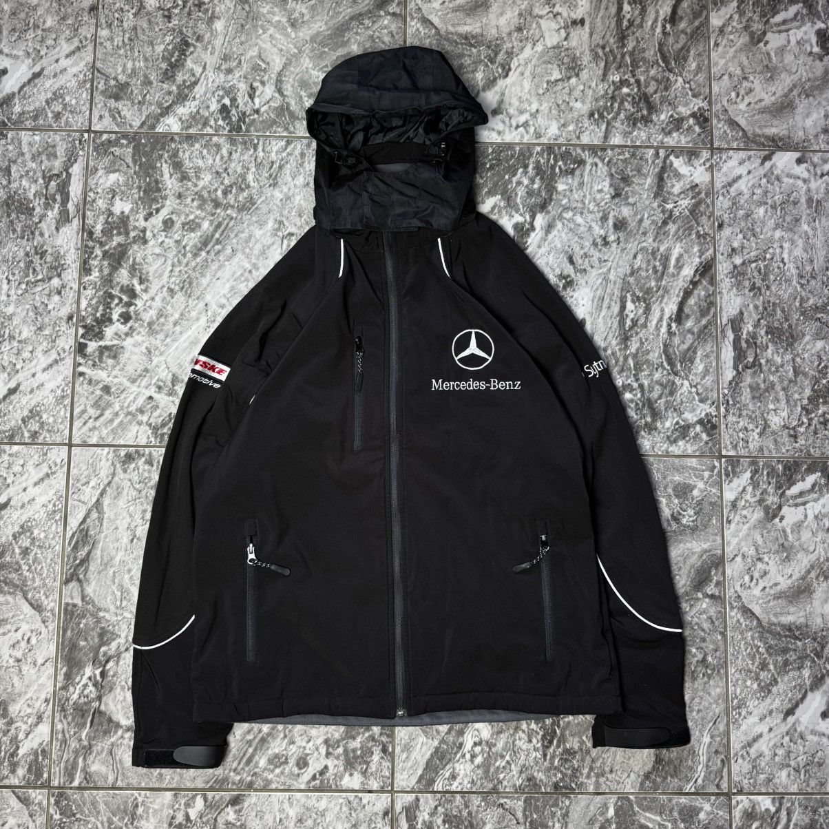 Mercedes-Benz Vintage Mercedes-Benz Jacket Soft Shell Y2K Size US L / EU 52-54 / 3 - 1 Thumbnail