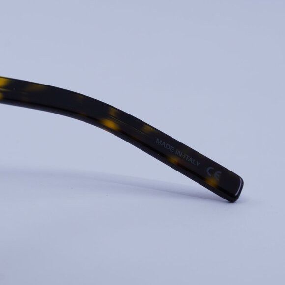 Saint Laurent Paris Saint Laurent SL434SLIM 002 Eyeglasses Dark Havana 57mm Size ONE SIZE - 8 Thumbnail