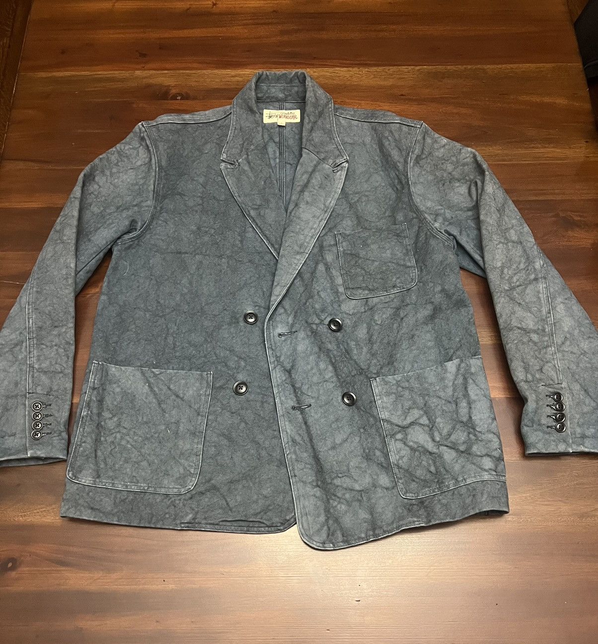 Stussy Double Breasted Jacket | Grailed