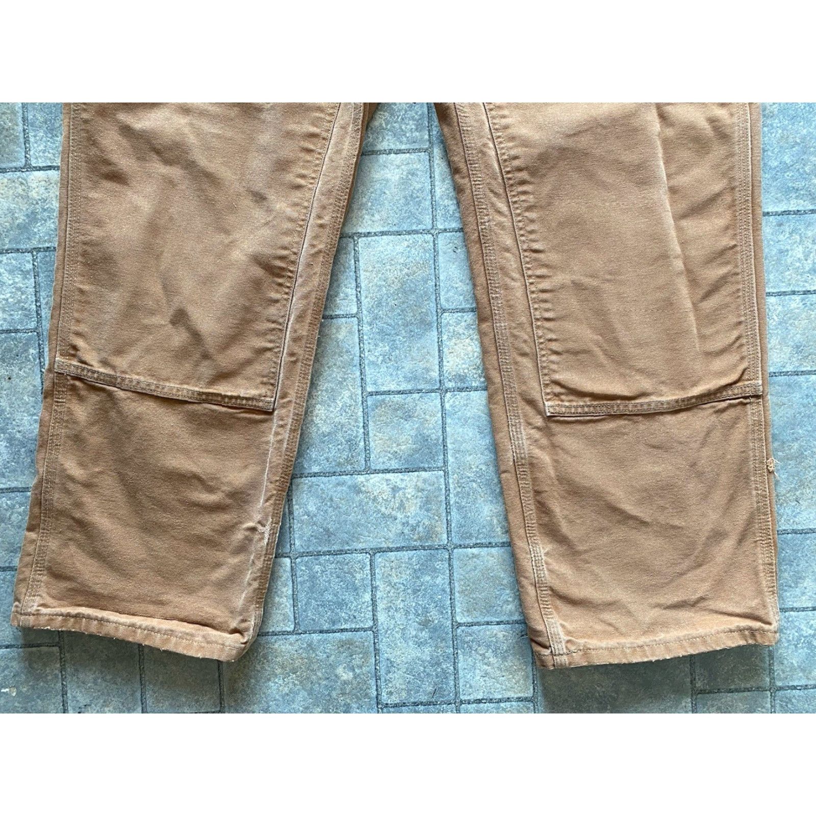 Carhartt Carhartt Pants Brown Men 38x30 Regular Inseam 30 Made In USA B01 BRN Double Knee Size US 38 / EU 54 - 2 Thumbnail