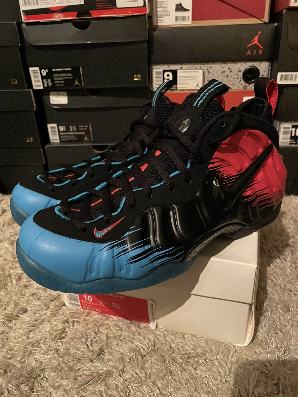 Nike Nike Air Foamposite Pro Spiderman Size US 10 / EU 43 - 1 Thumbnail