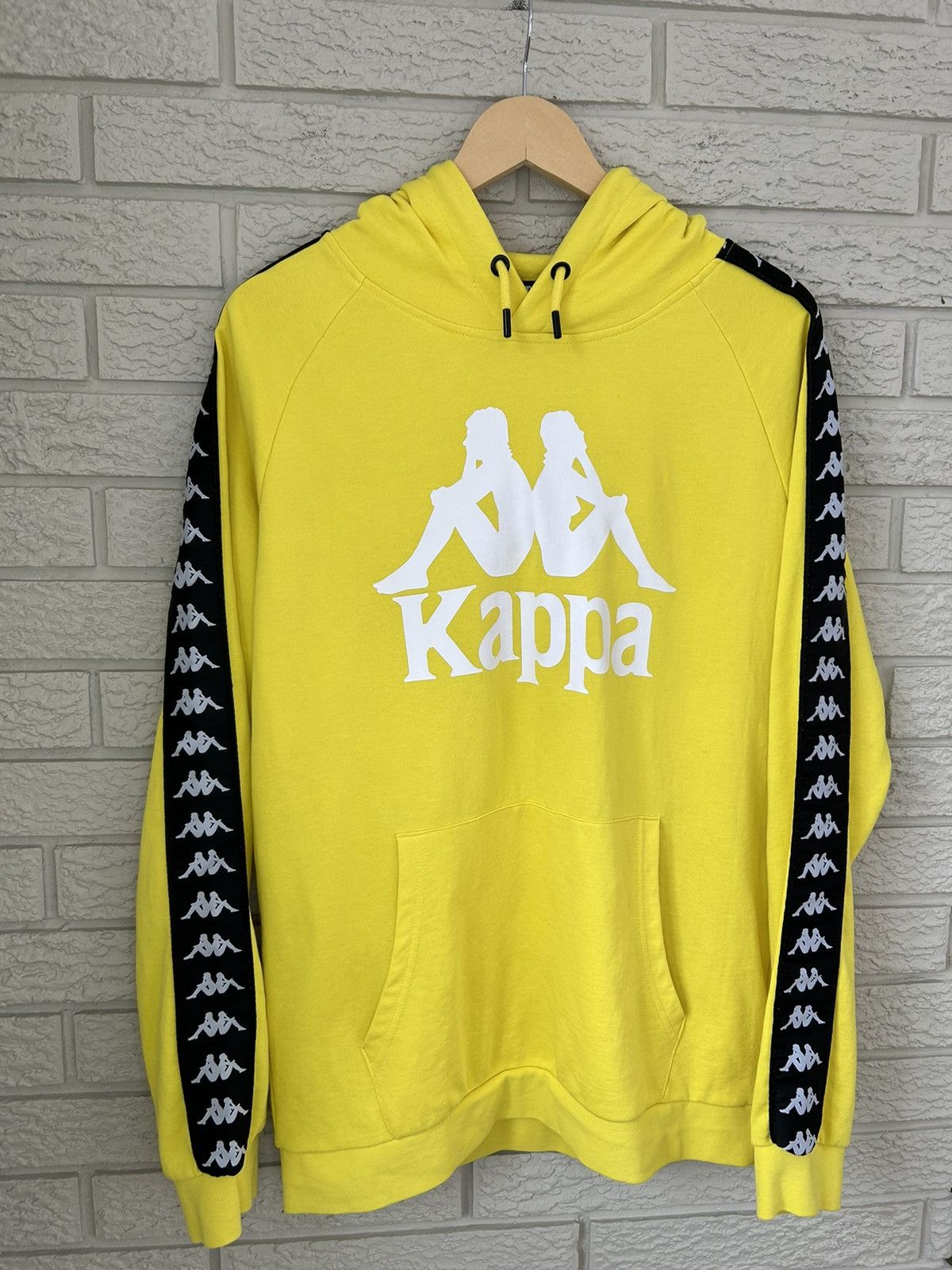 Kappa Kappa Banda Hurtado Yellow And Black Hoodie Size US L / EU 52-54 / 3 - 2 Thumbnail