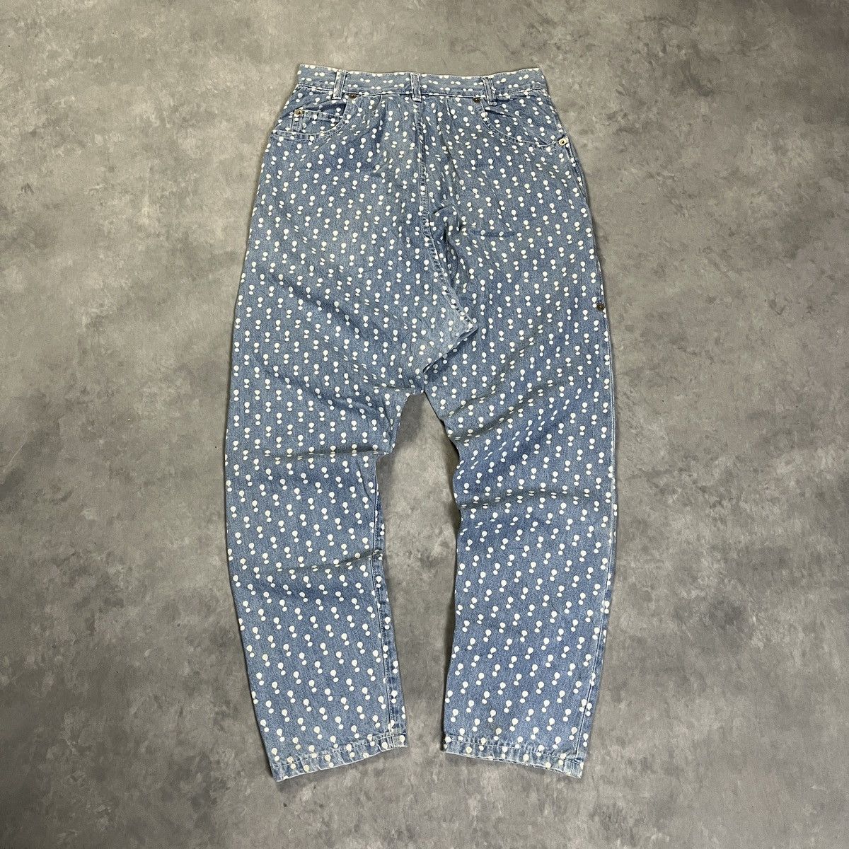 Issey Miyake Mercibeaucoup Jevous Enprie Polkadot Pants Size 29" - 9 Thumbnail