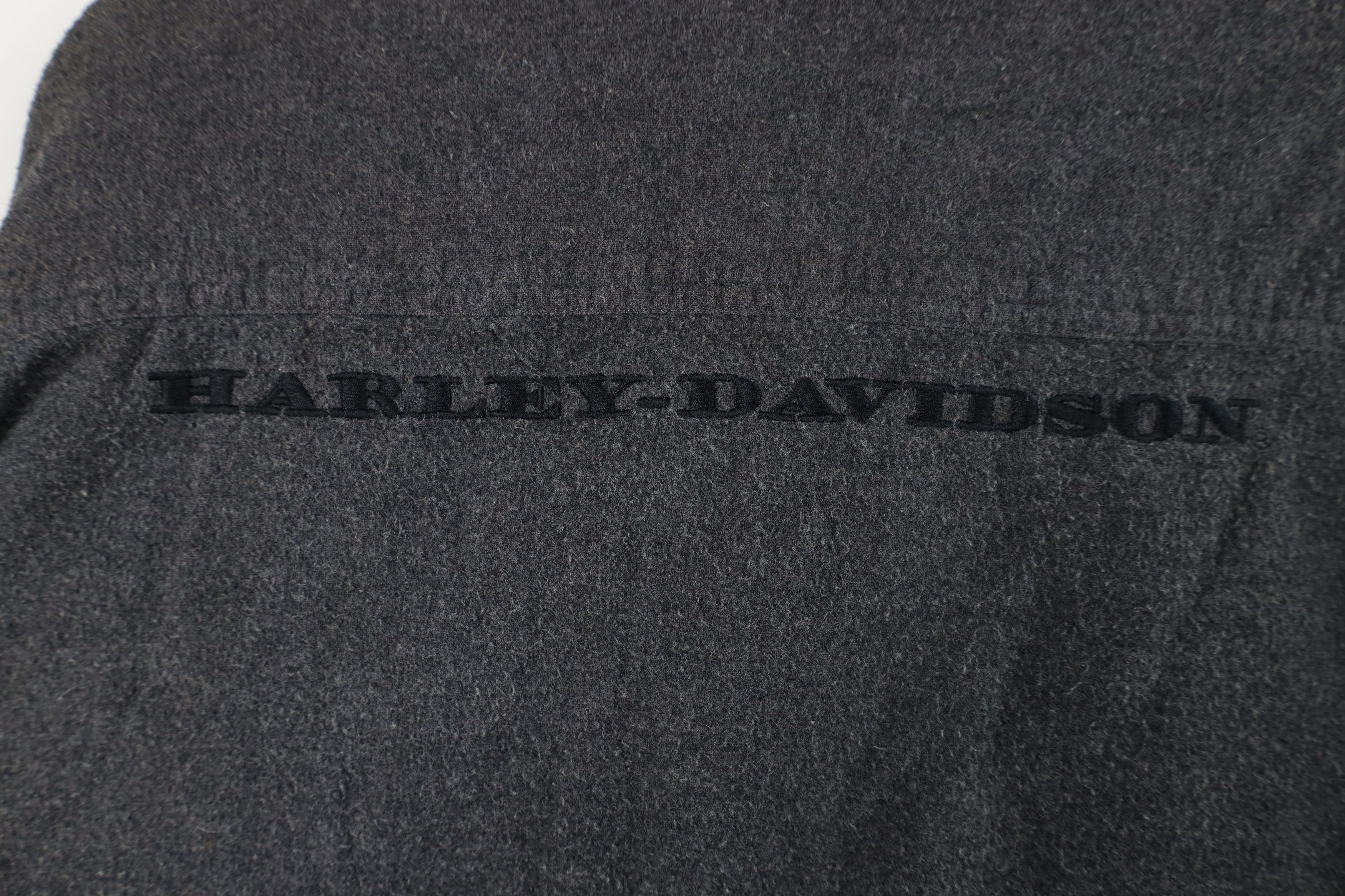 Harley Davidson Vintage 90s Harley Davidson Chamois Cloth Button Shirt Size US XXL / EU 58 / 5 - 11 Thumbnail