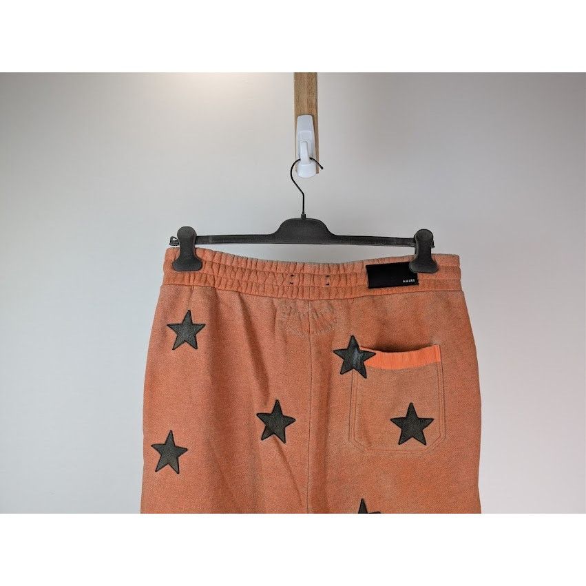 Amiri o1rshd1 Chemist Star Sweatpants in Orange / Black Size US 38 / EU 54 - 11 Thumbnail