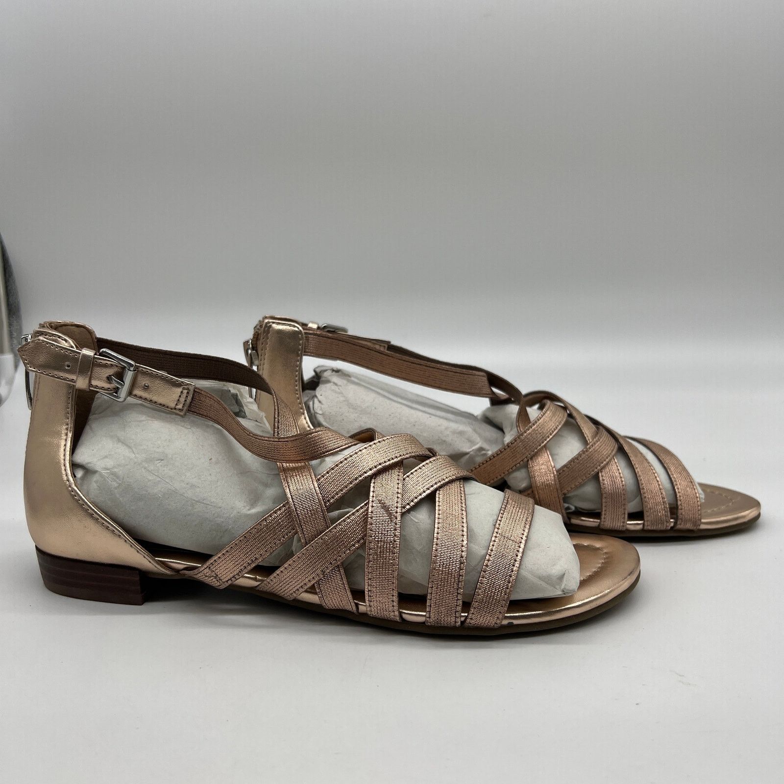 Marc Fisher Marc Fisher Shoes Size 8 M Cross Weave Stretch Sandals Size US 8 / IT 38 - 8 Thumbnail