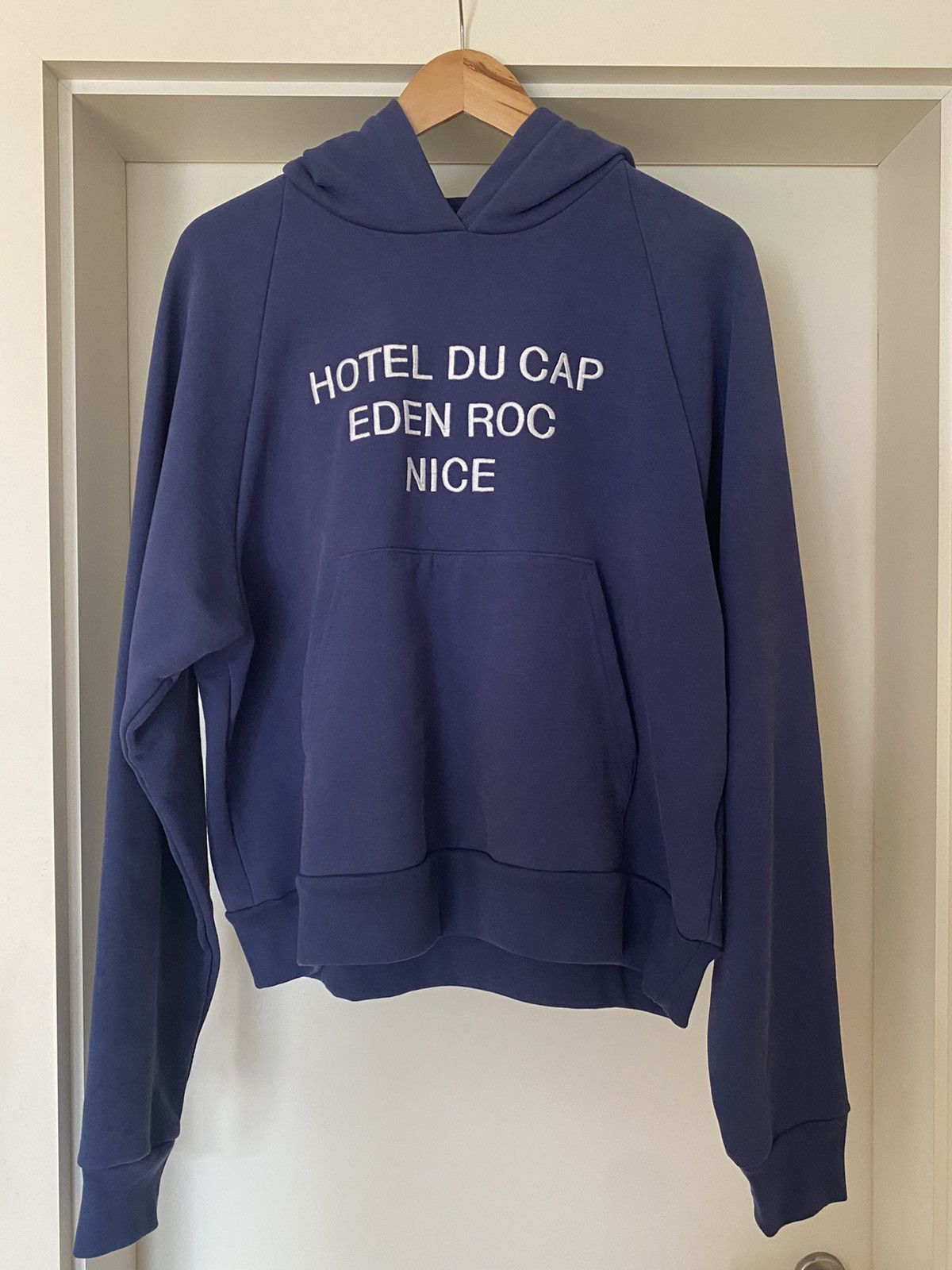 Image of 1 Of 1 Enfants Riches Deprimes Hotel Du Cap Hoodie in Blue, Men's (Size XS)