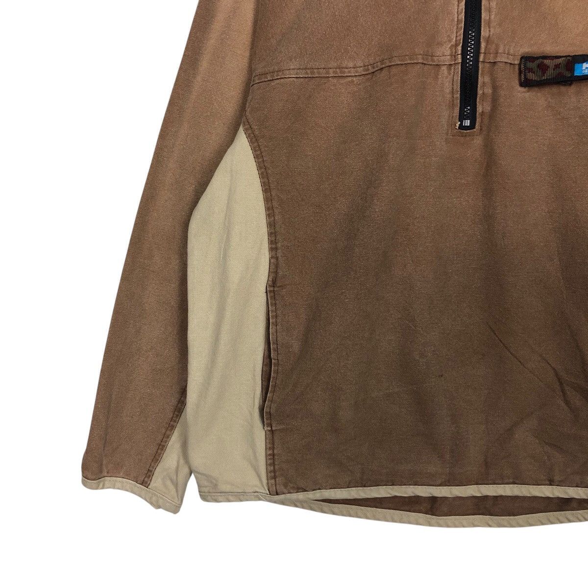 Japanese Brand 📌Vintage Half Zipper Jacket Kavu Duck Canvas Detroit Size US M / EU 48-50 / 2 - 5 Thumbnail