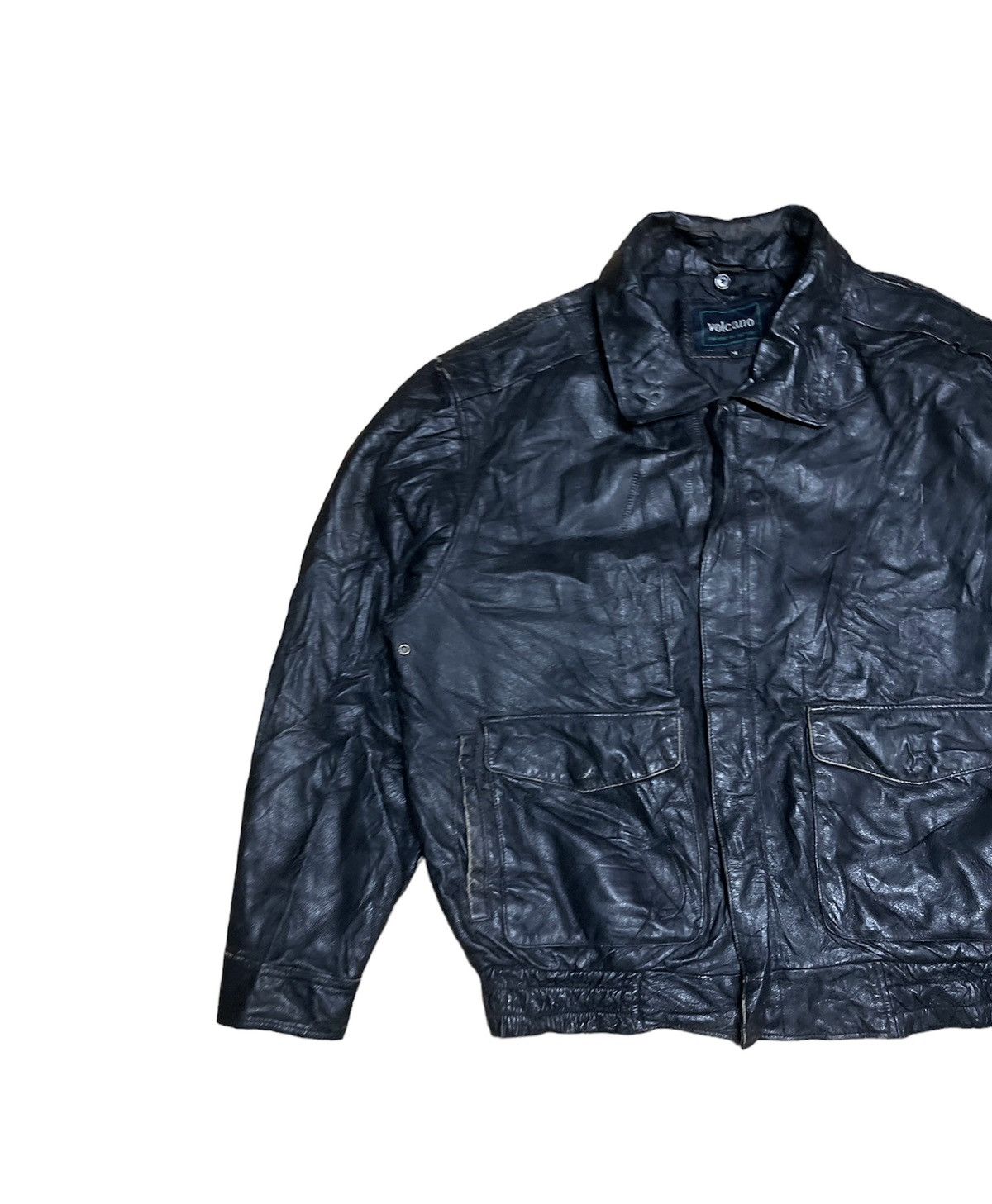 Japanese Brand × Vintage Japanese Volcano Leather Jacket Size US M / EU 48-50 / 2 - 3 Thumbnail