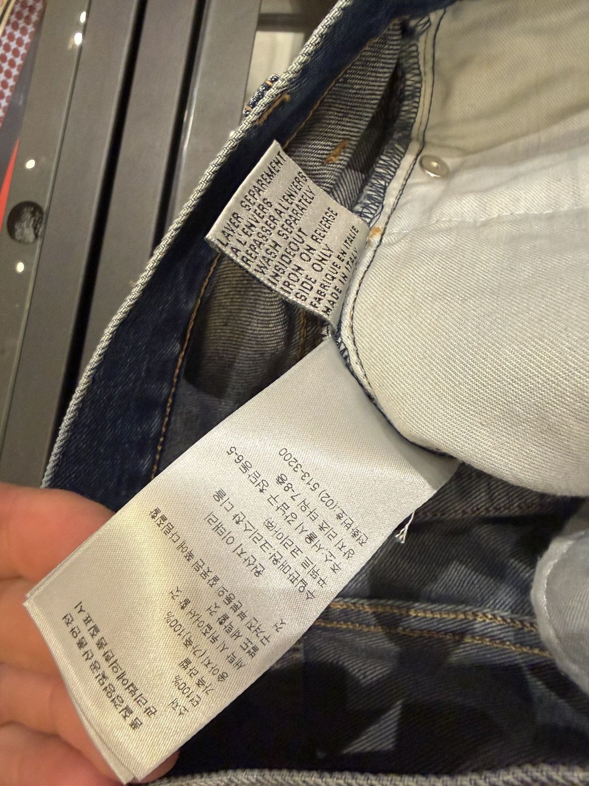 Dior Dior Bee Detail Slim Denim Jeans Size US 32 / EU 48 - 5 Thumbnail