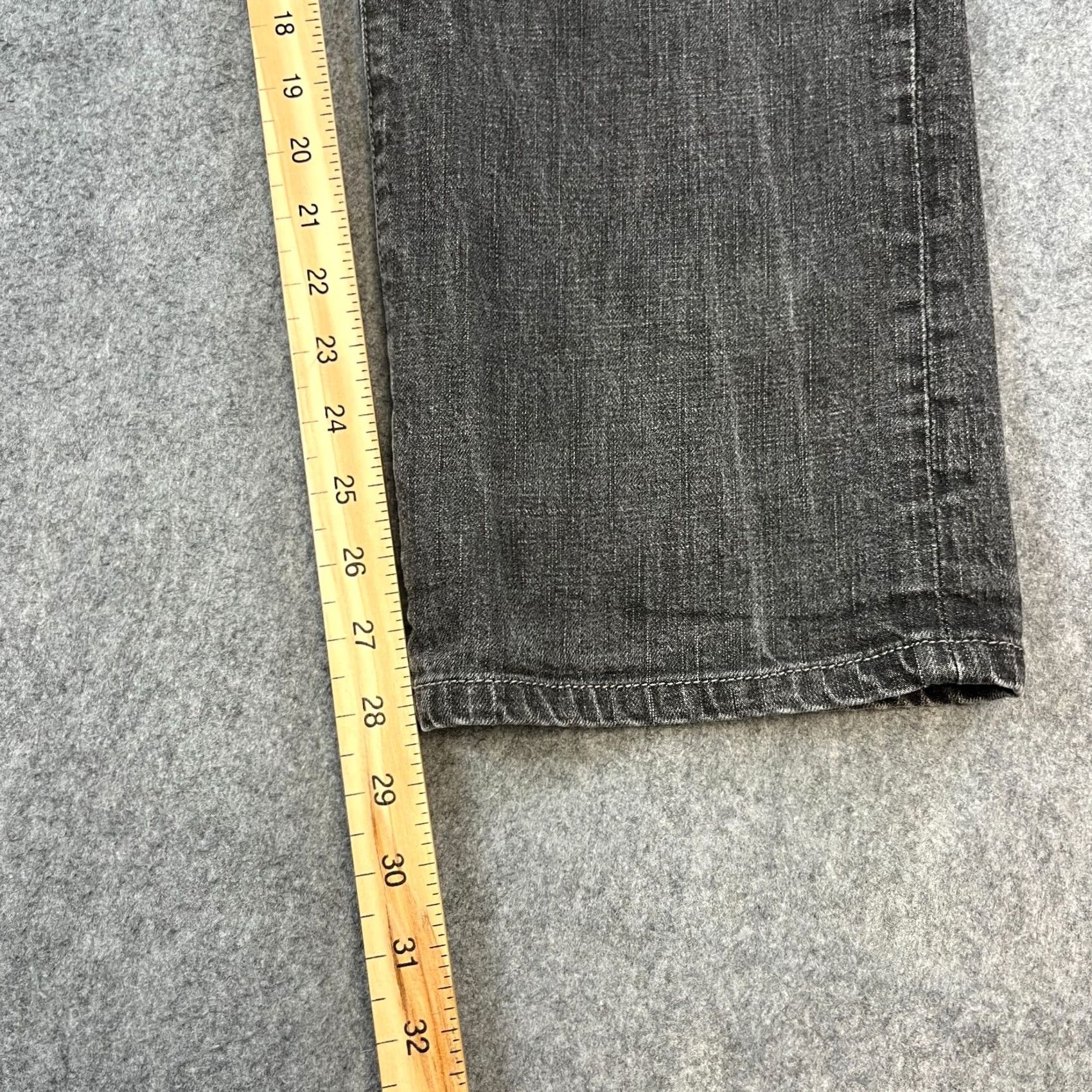 Vintage Armani Jeans Jeans Regular Straight 32 Dark Wash Grey Stretch GA Mens Casual 5-Pocket Design Size US 32 / EU 48 - 4 Thumbnail