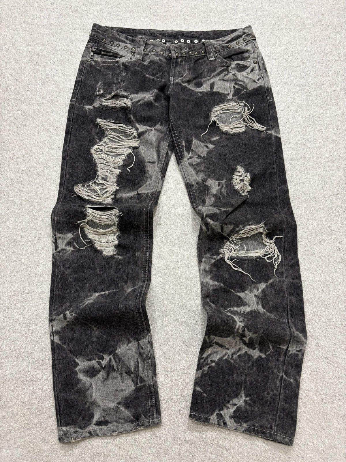 Hysteric Glamour 2000s Japanese studet smoke wash denim y2k style Size US 32 / EU 48 - 1 Thumbnail
