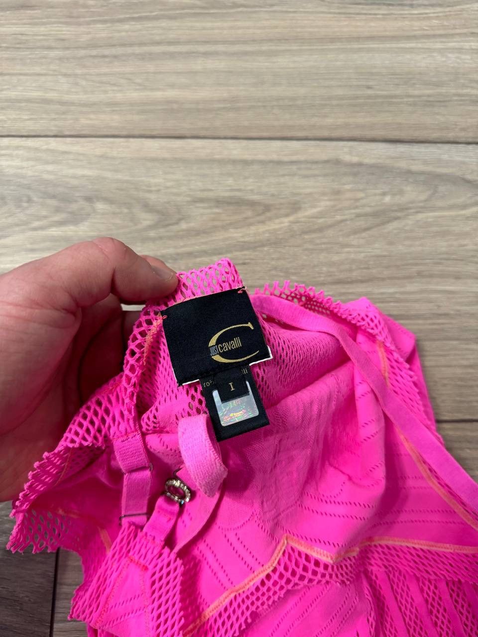 Just Cavalli Pink Just CAVALLI Roberto MESHBODYCON DRESS Micro Size S / US 4 / IT 40 - 3 Thumbnail