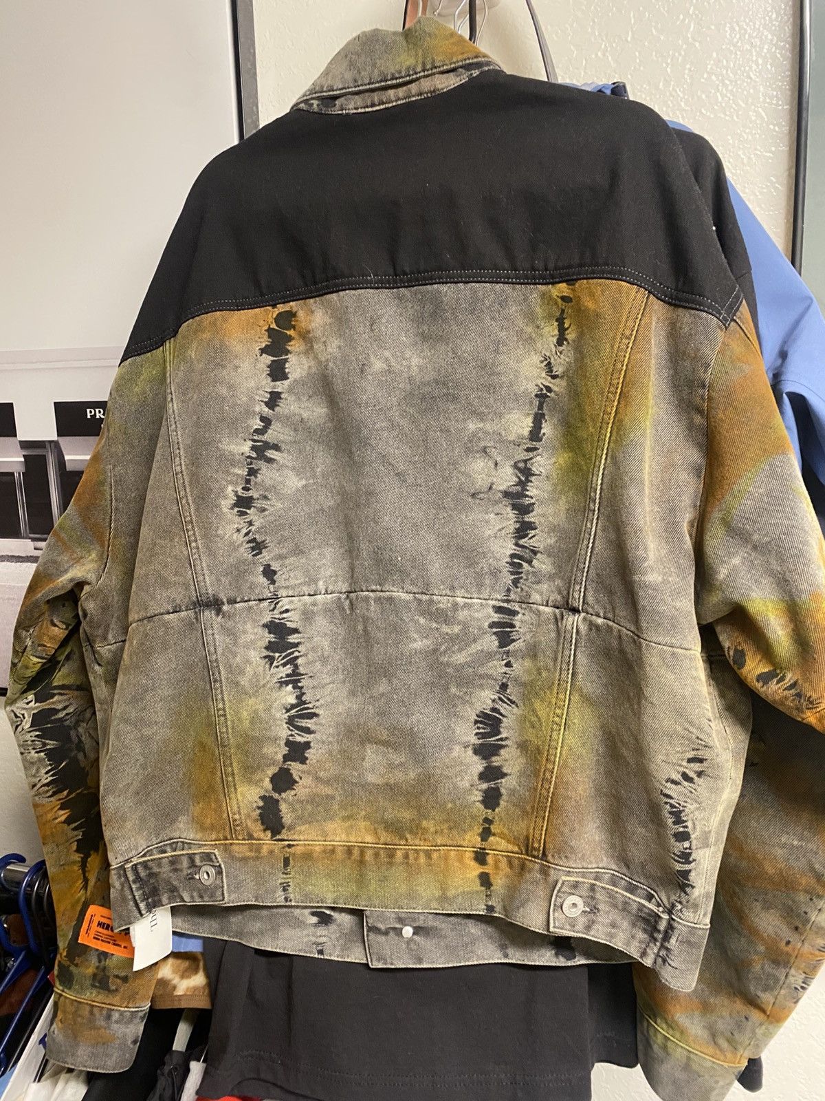 Heron Preston Heron Preston Tie-Dye Denim Jacket Size US L / EU 52-54 / 3 - 5 Thumbnail