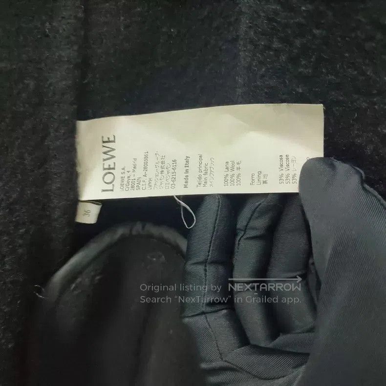 Loewe Loewe Tweed Coat Size XS / US 0-2 / IT 36-38 - 4 Thumbnail
