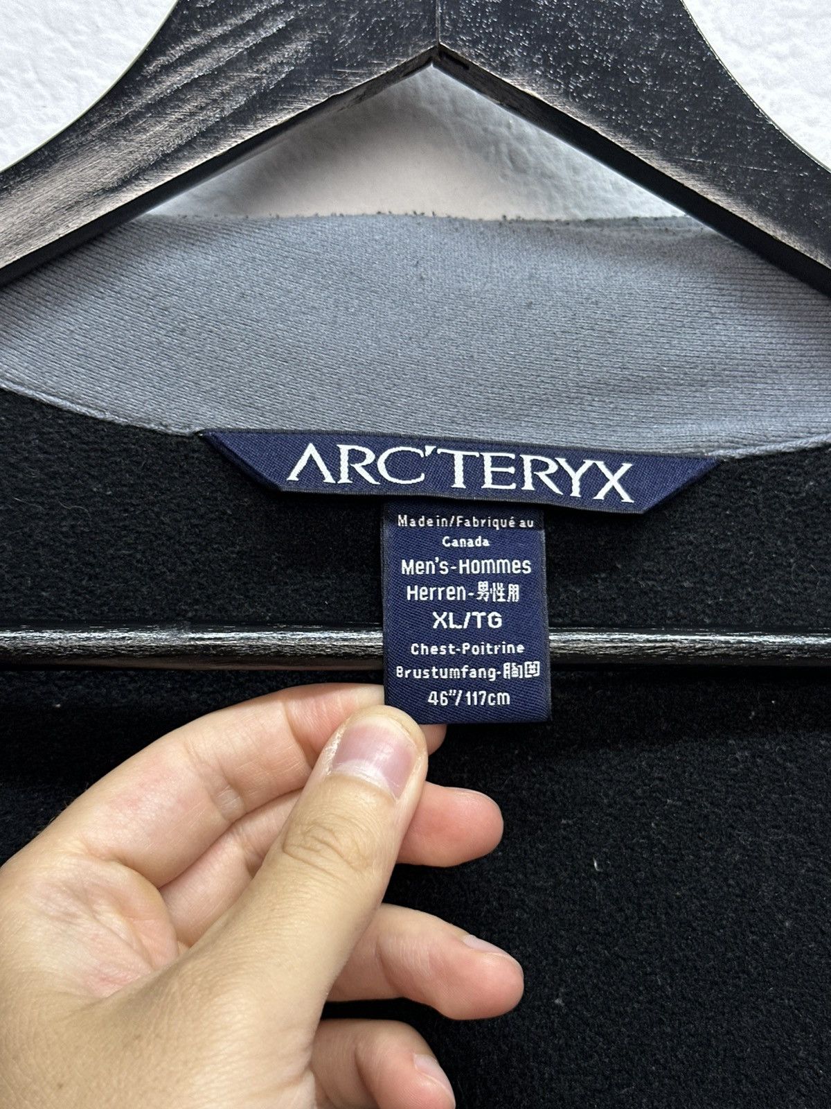 Arc'teryx × Vintage Vintage Arc’teryx Softshell Jacket Black Full Zip Big Logo Size US XL / EU 56 / 4 - 6 Thumbnail