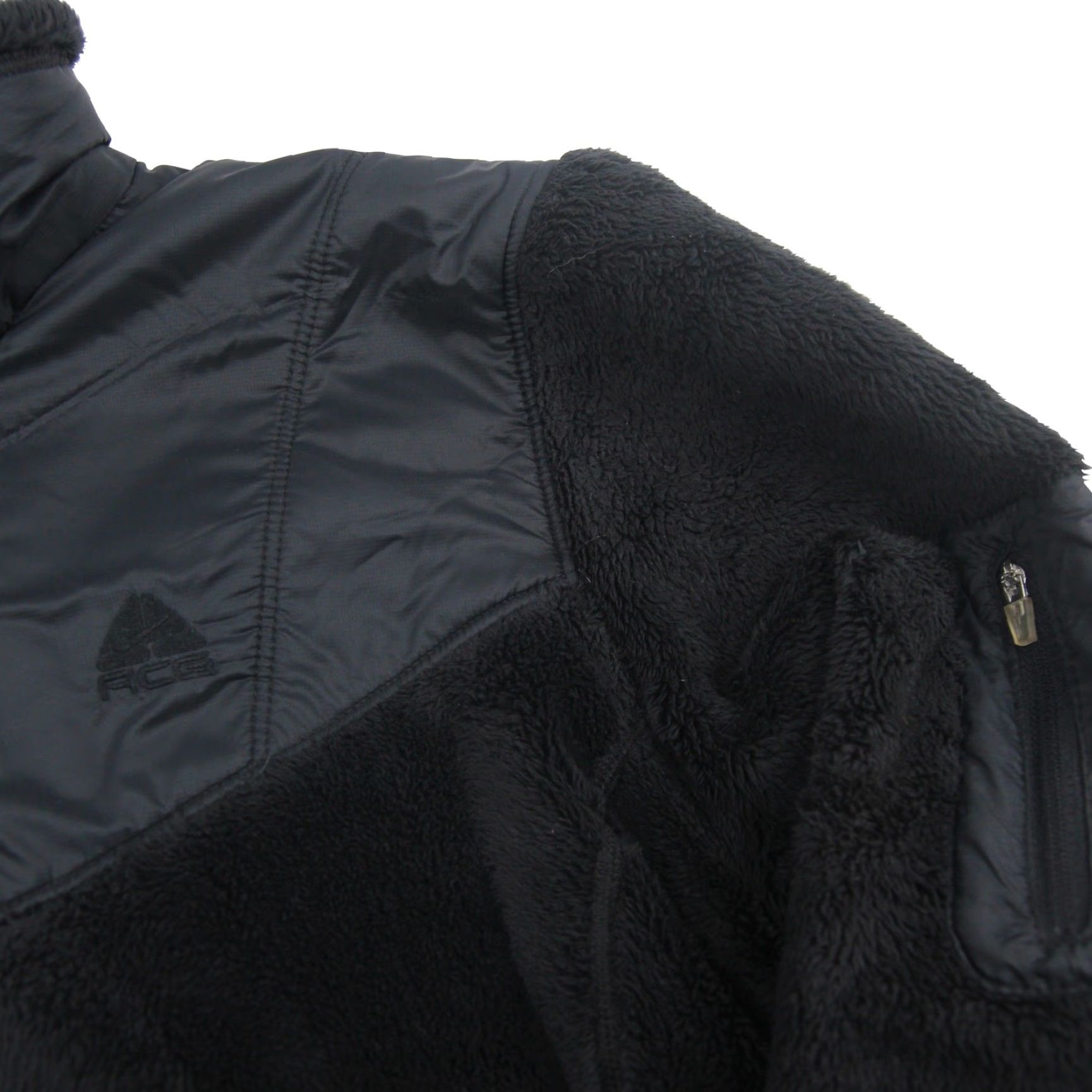 Nike ACG VINTAGE Nike ACG Womens Jacket XL Deep Pile Black Size XL / US 12-14 / IT 48-50 - 3 Thumbnail