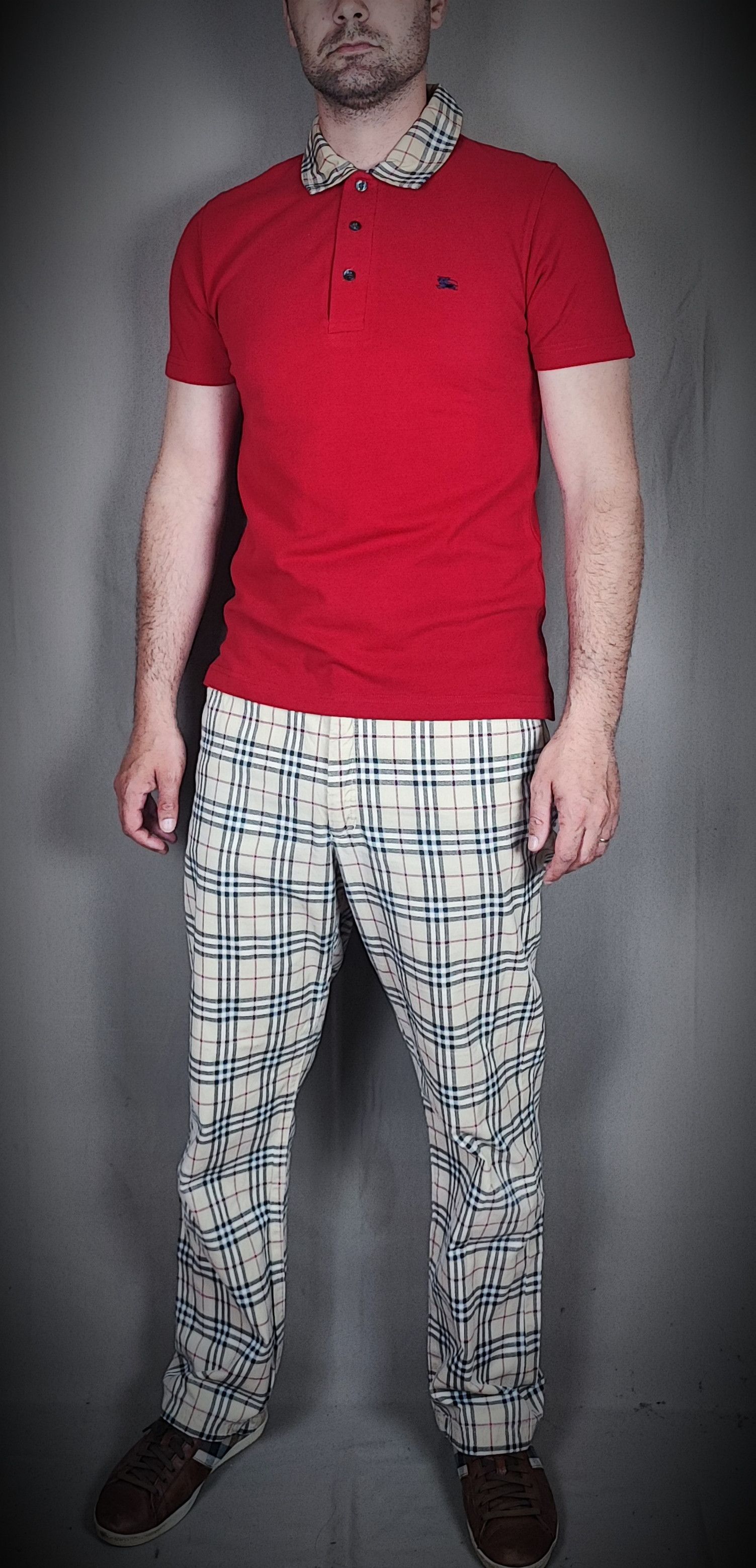 Burberry Burberry Polo S red Size US S / EU 44-46 / 1 - 4 Thumbnail
