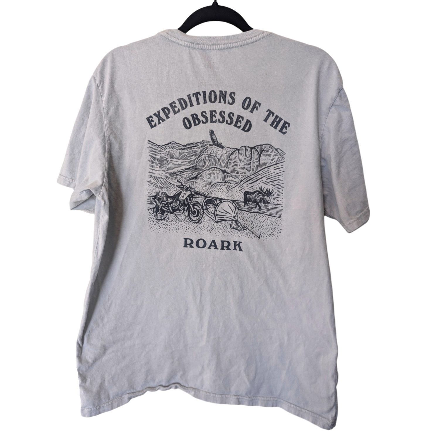 Roark Roark Blue Expeditions Custom Dyed Cotton T-Shirt Large Size US L / EU 52-54 / 3 - 4 Thumbnail