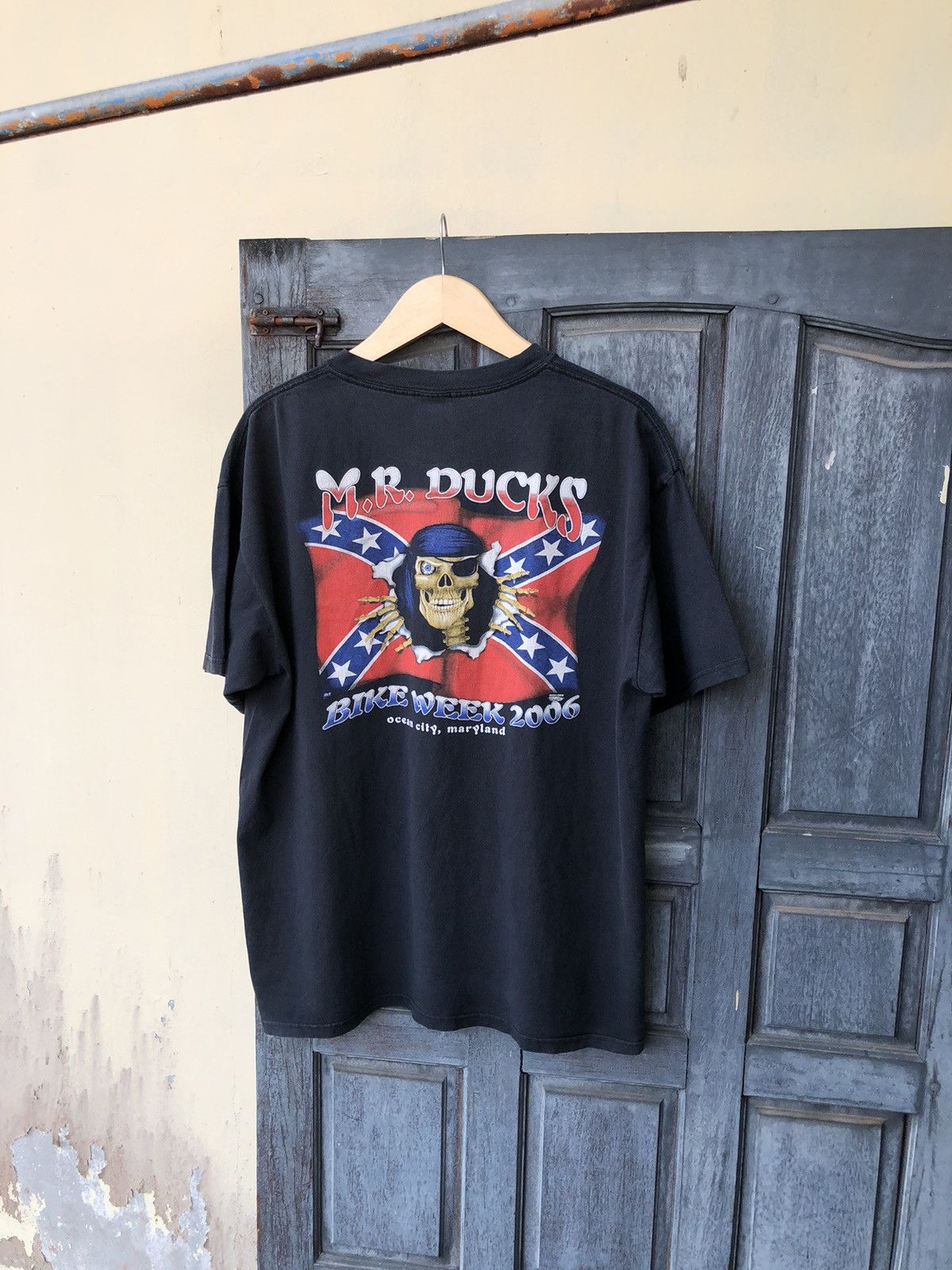 Vintage M.R. Ducks Bike Week 2006 ocean city, maryland Bikers Motor Size US XL / EU 56 / 4 - 15 Thumbnail