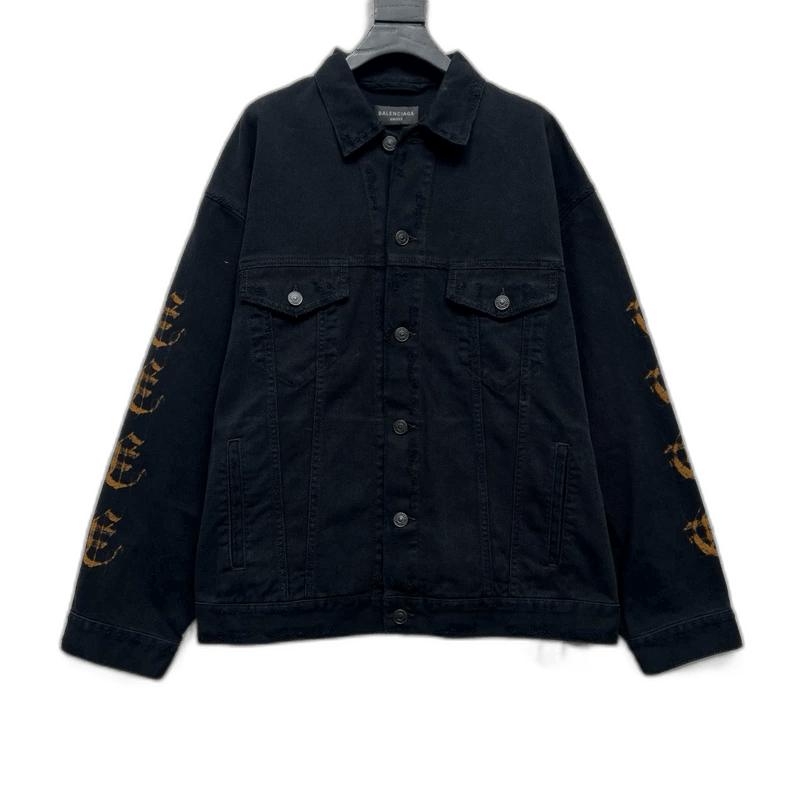 Balenciaga Balenciaga Distressed Denim Jacket Size US M / EU 48-50 / 2 - 1 Thumbnail
