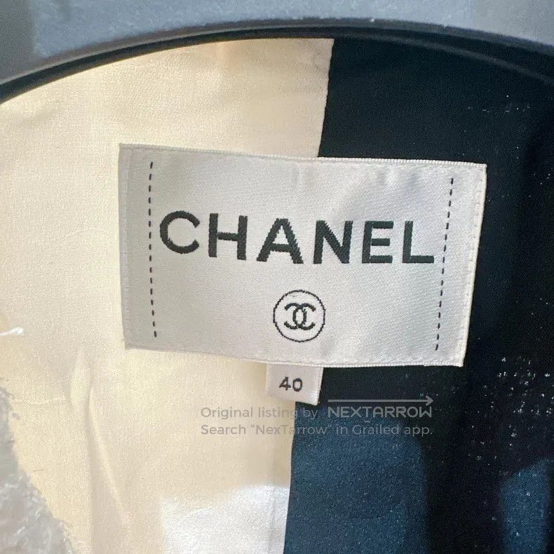 Chanel Chanel High-end workshop, black and white mandarin duck, t Size S / US 4 / IT 40 - 4 Thumbnail