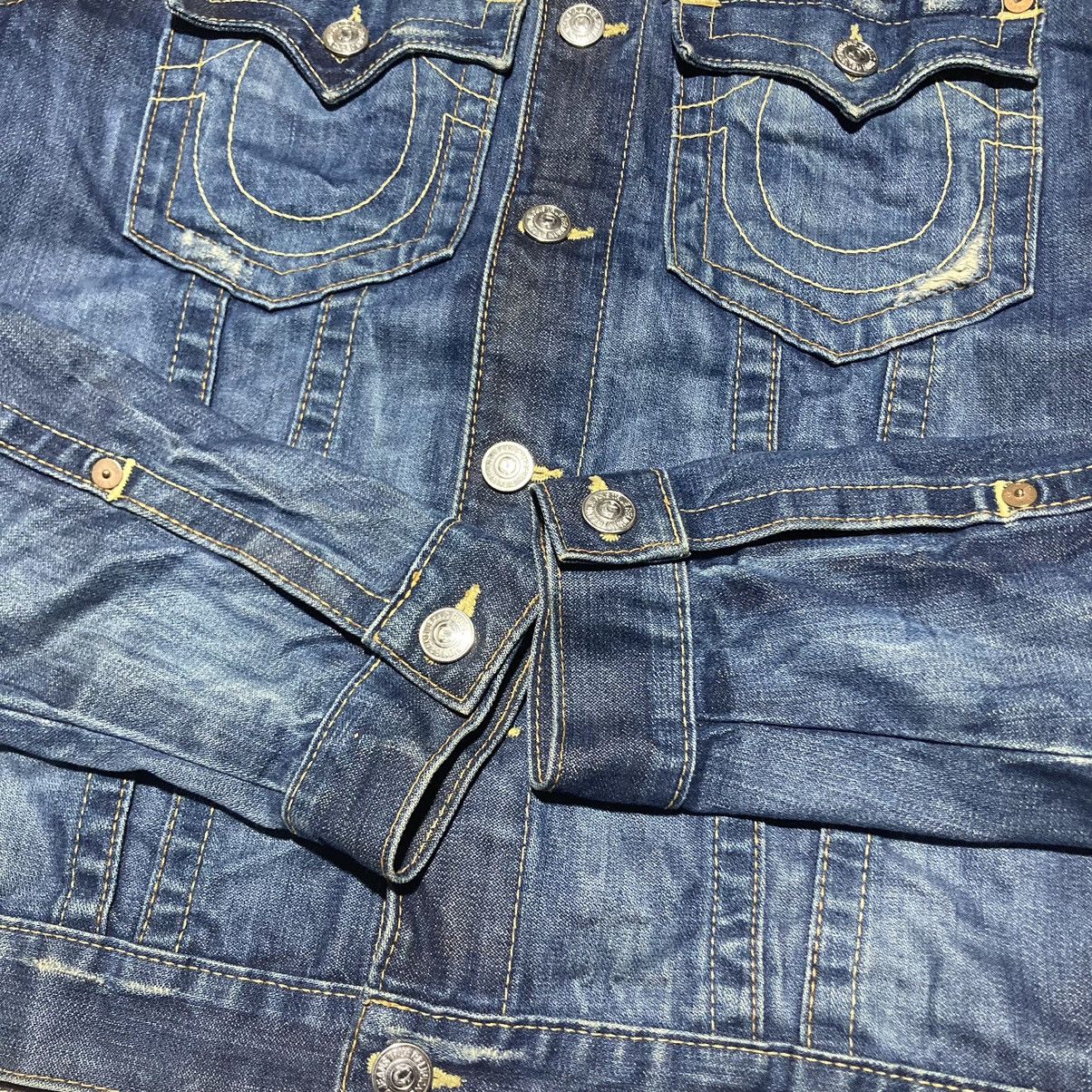 True Religion True Religion Jimmy Super Distressed Denim Jeans Jacket Size US XL / EU 56 / 4 - 6 Thumbnail