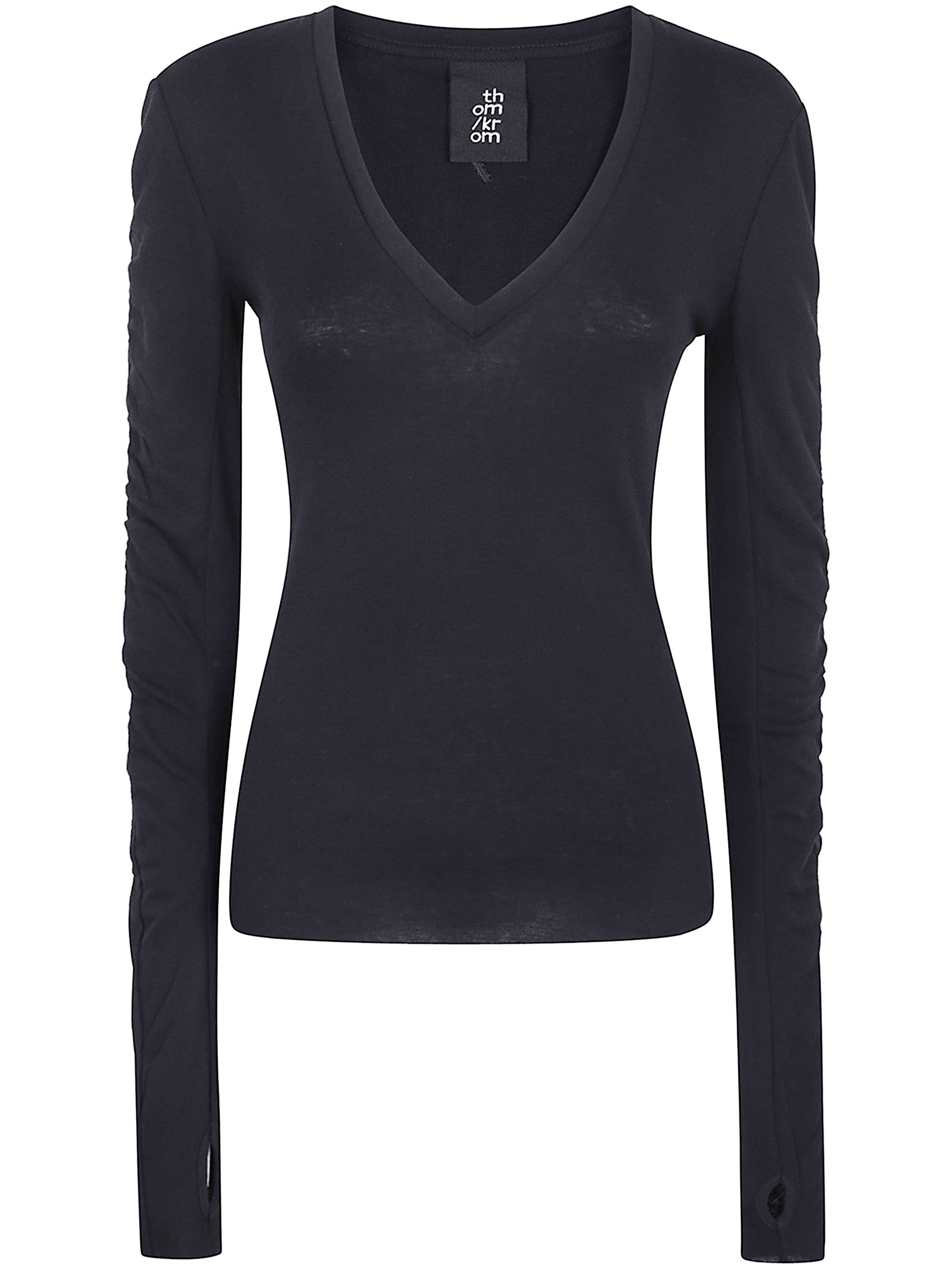 Thom Krom V NECK SWEATER Size L / US 10 / IT 46 - 1 Thumbnail