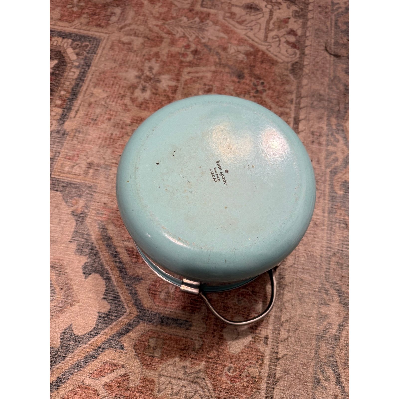 Kate Spade Kate Spade x Lenox "All in Good Taste" Tiffany Blue Pot Size ONE SIZE - 5 Thumbnail